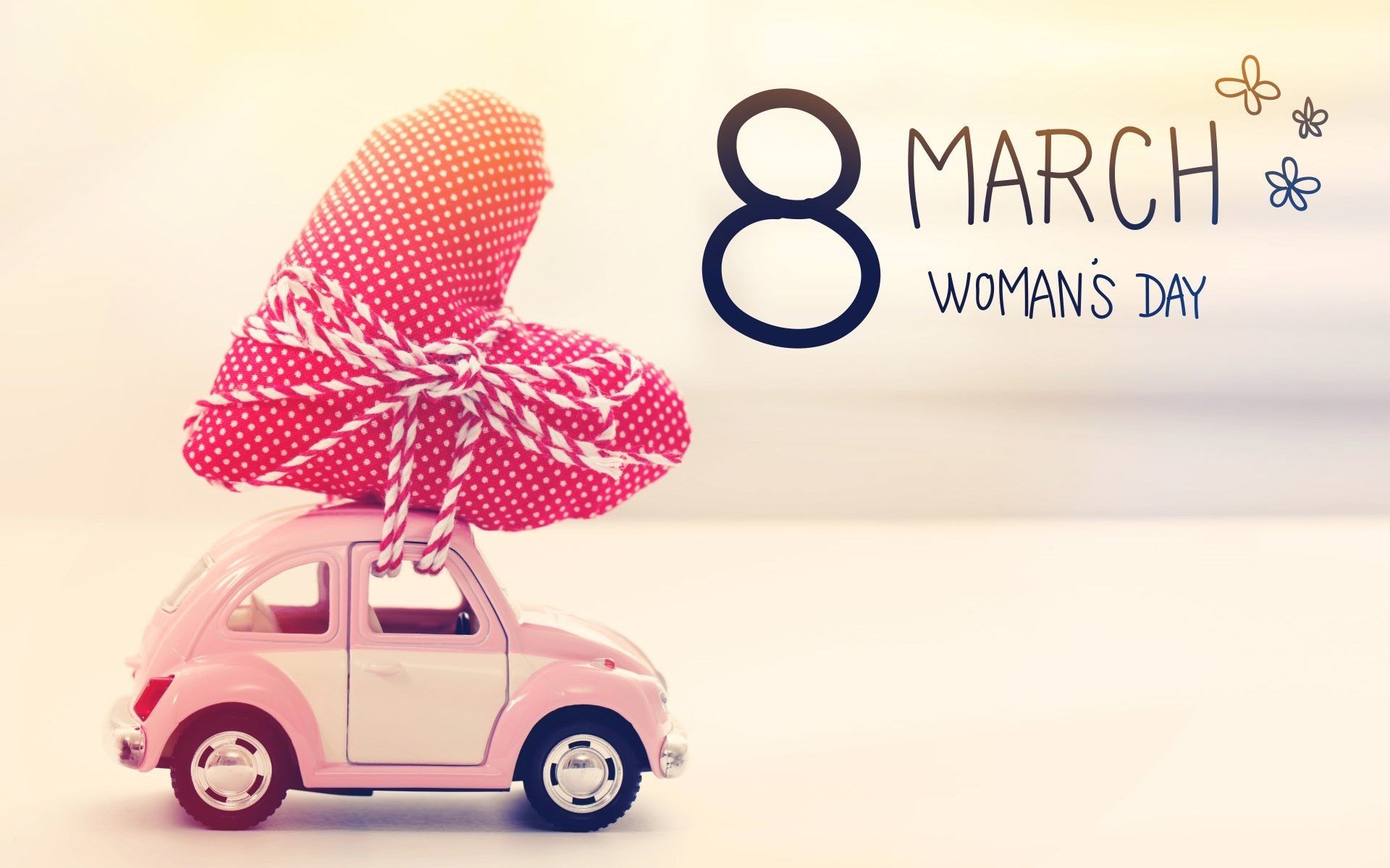 妇女节,女生节,爱心,汽车摆件