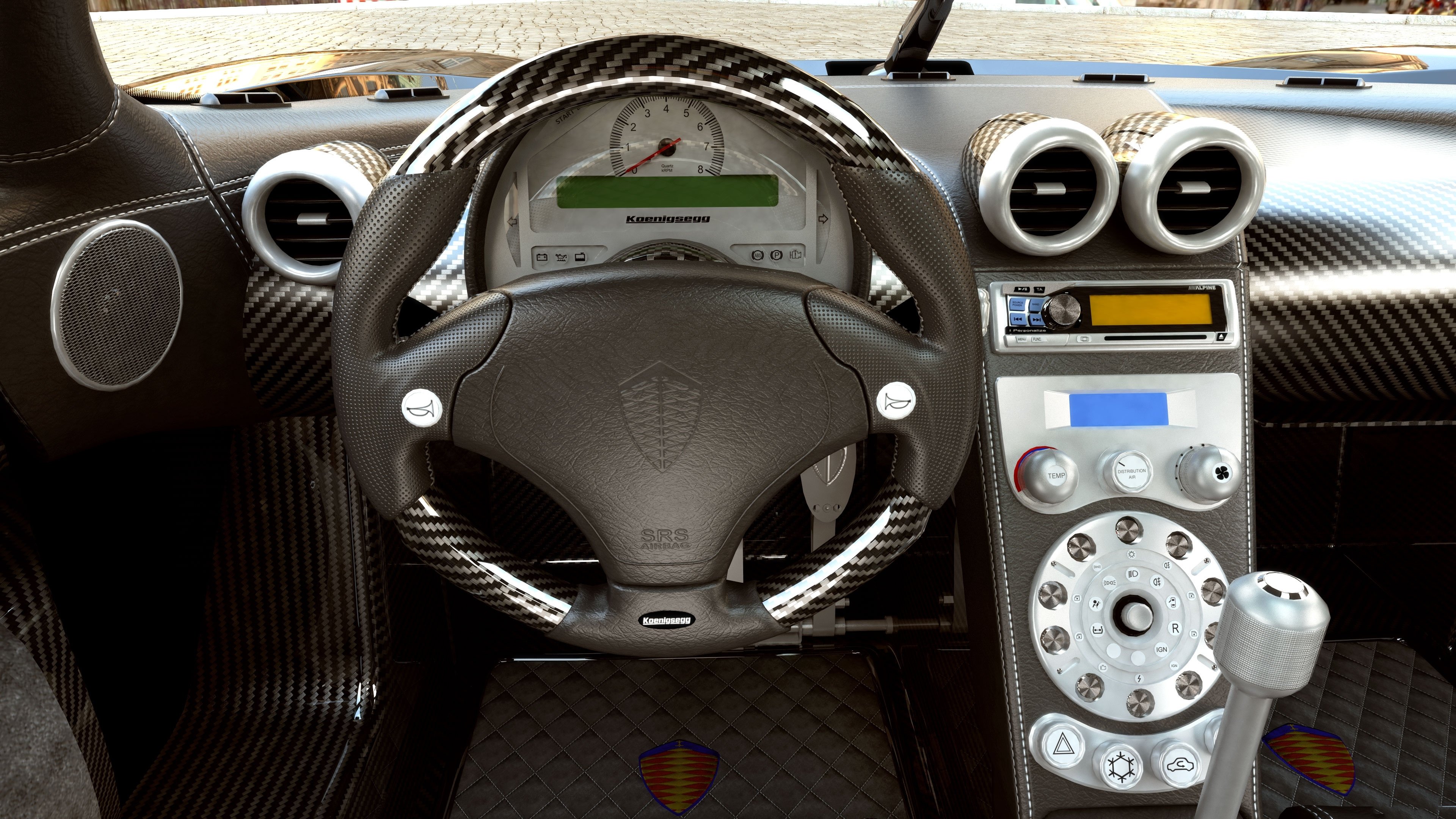 柯尼塞格的驾驶室