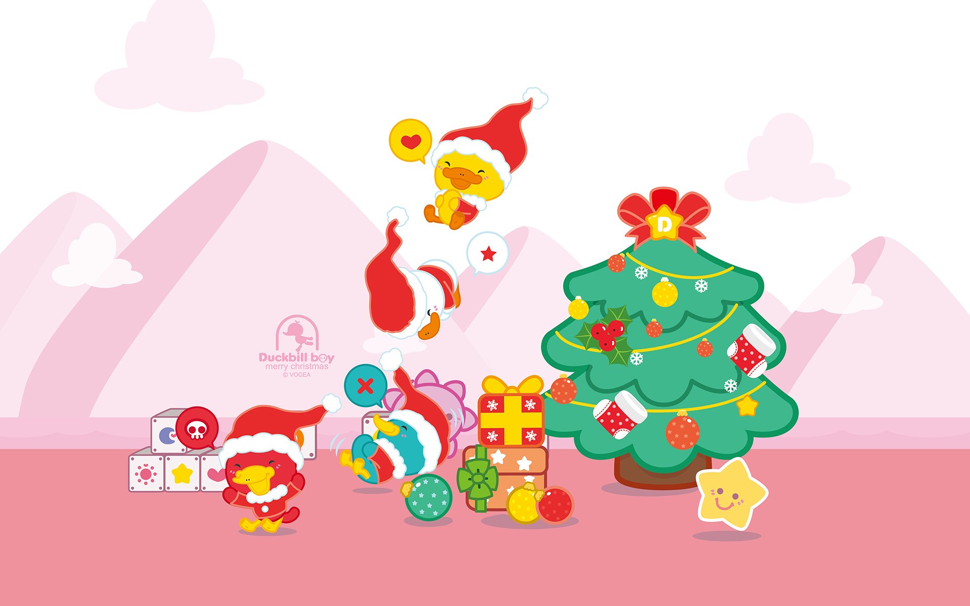 鸭嘴兽男孩,圣诞树