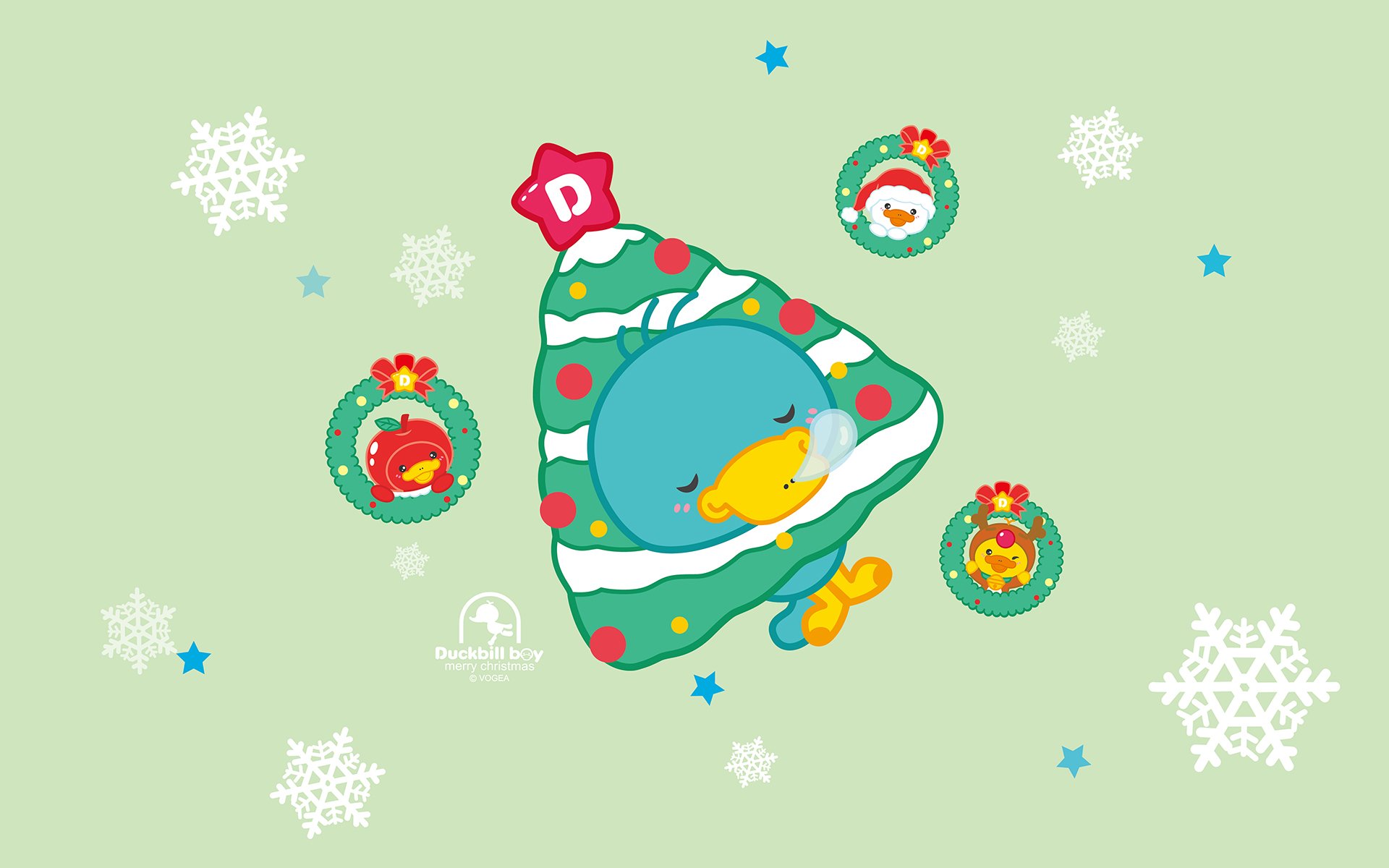 鸭嘴兽男孩,圣诞树