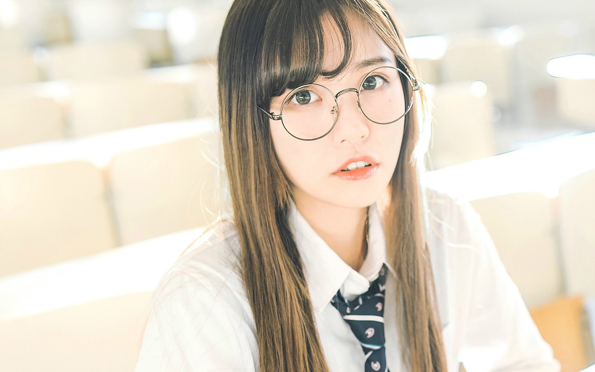 清纯,日系唯美校服少女