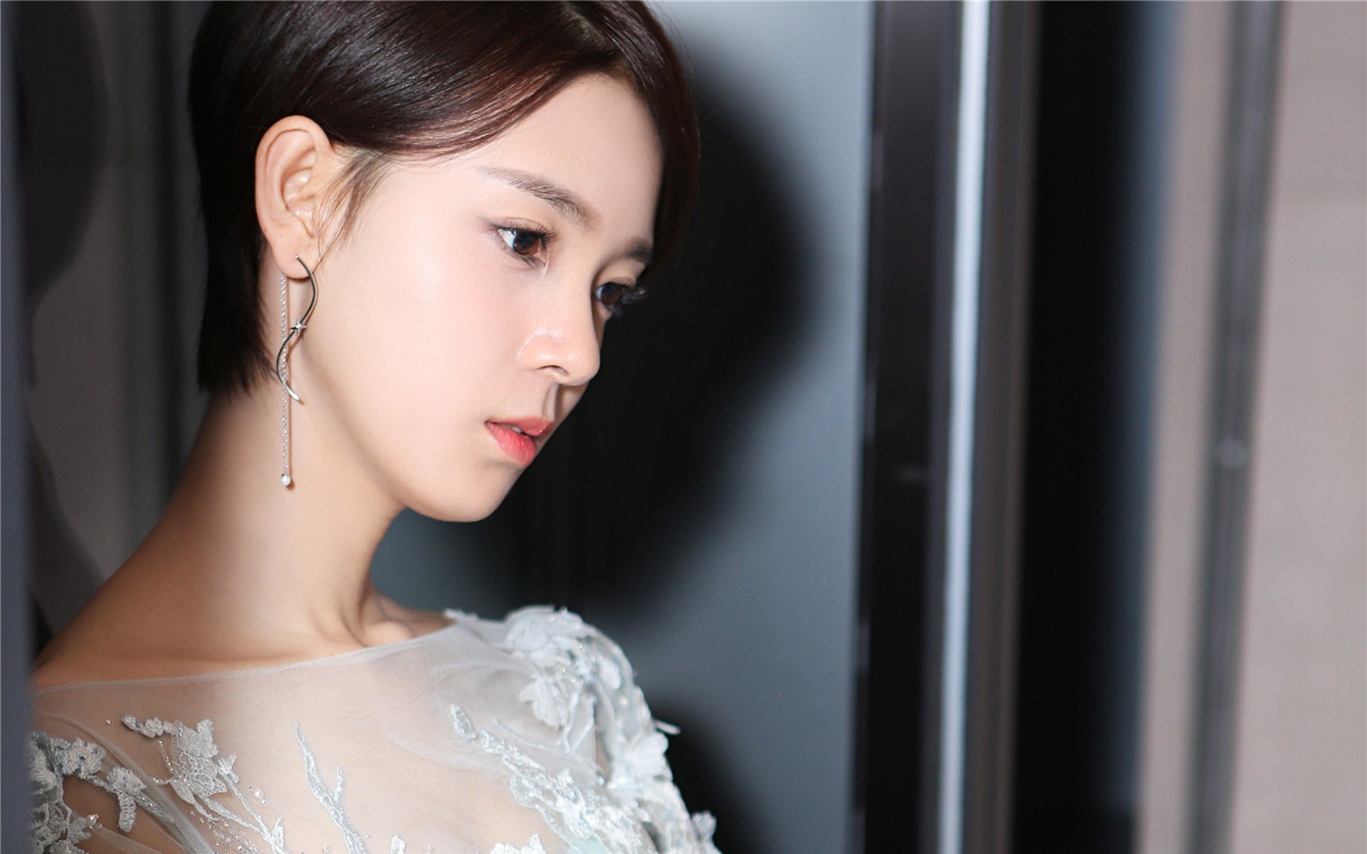 清纯,短发,陈瑶