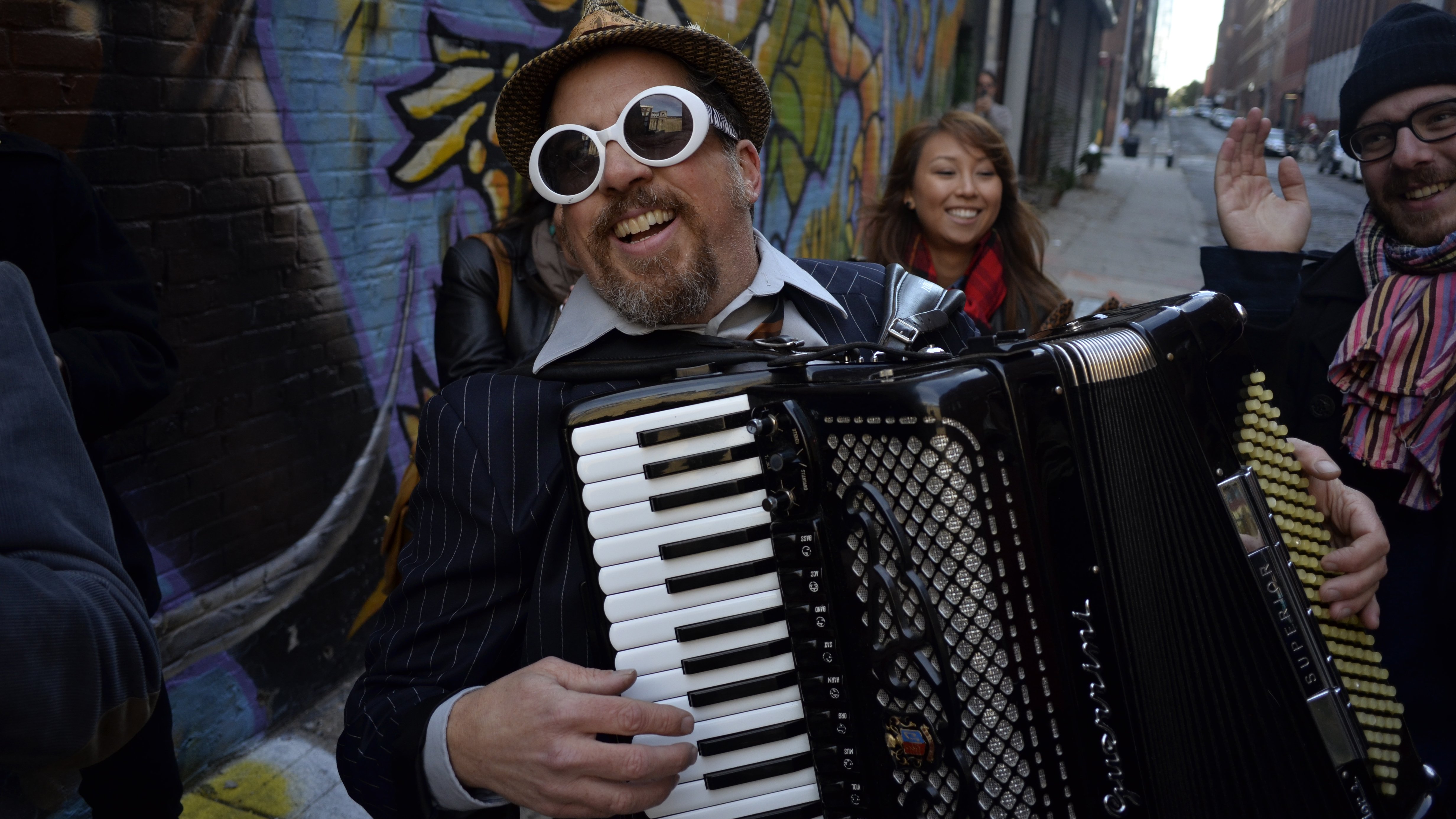 街头音乐,手风琴,欧美