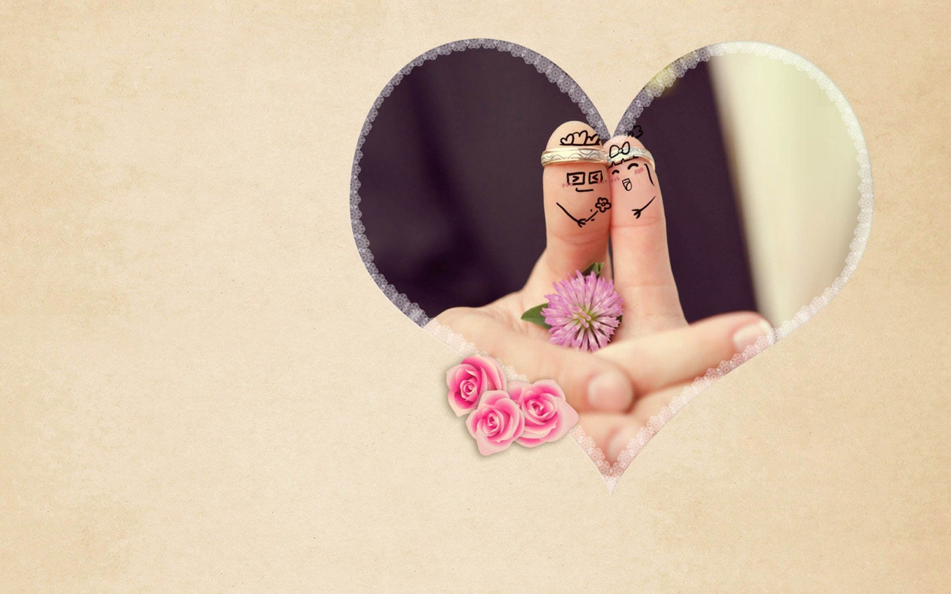 心动创意,爱心,戒指