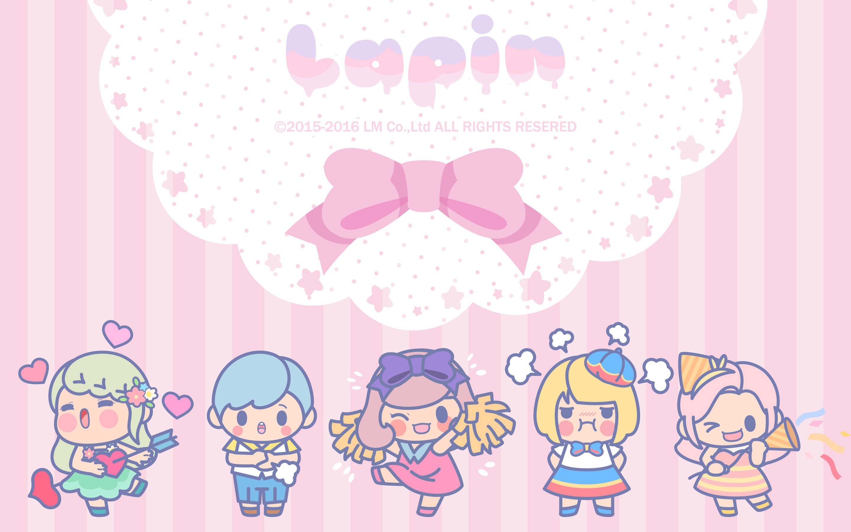 Lapin甜甜少女风,粉色