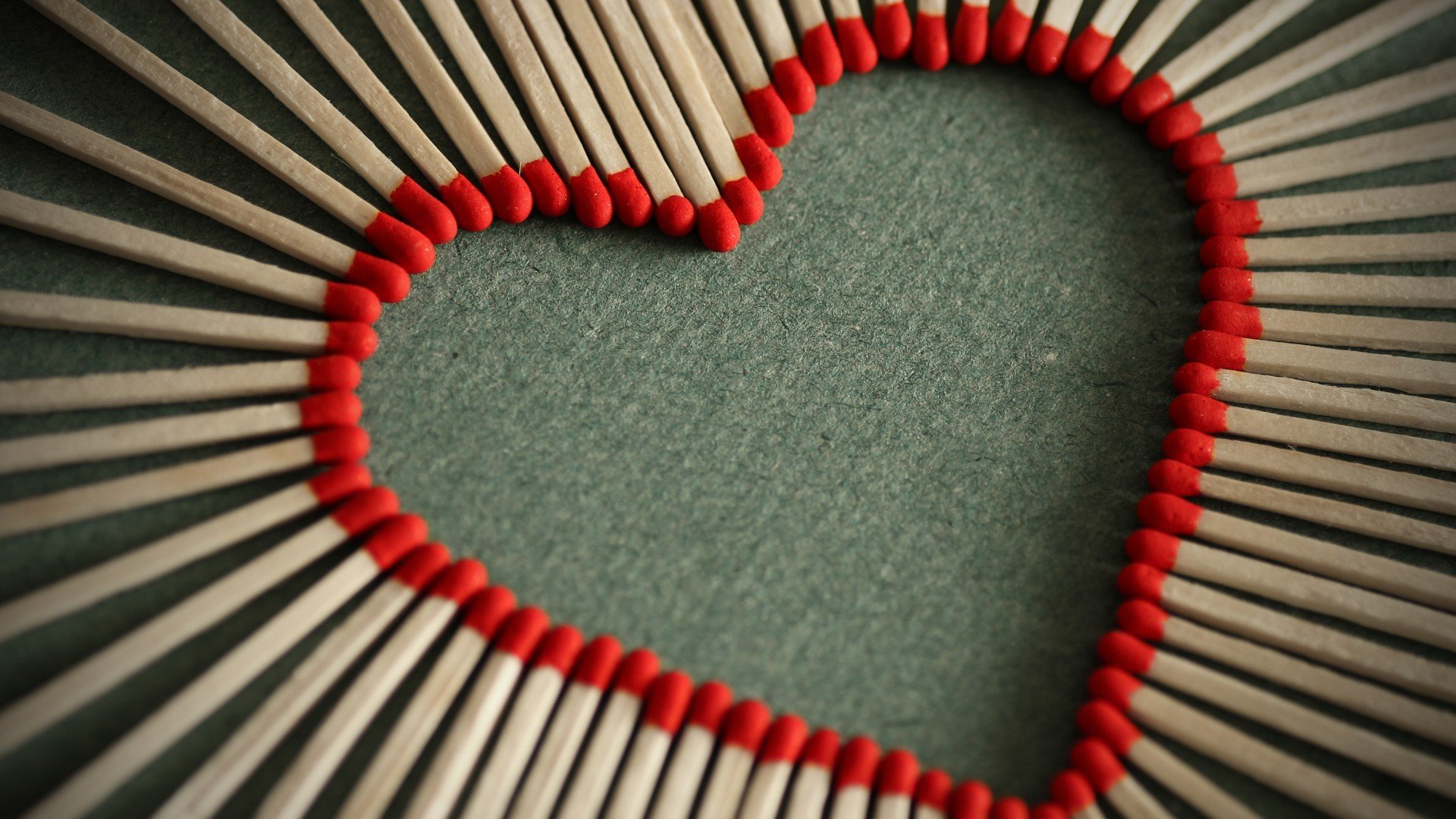 心动创意,爱心,火柴