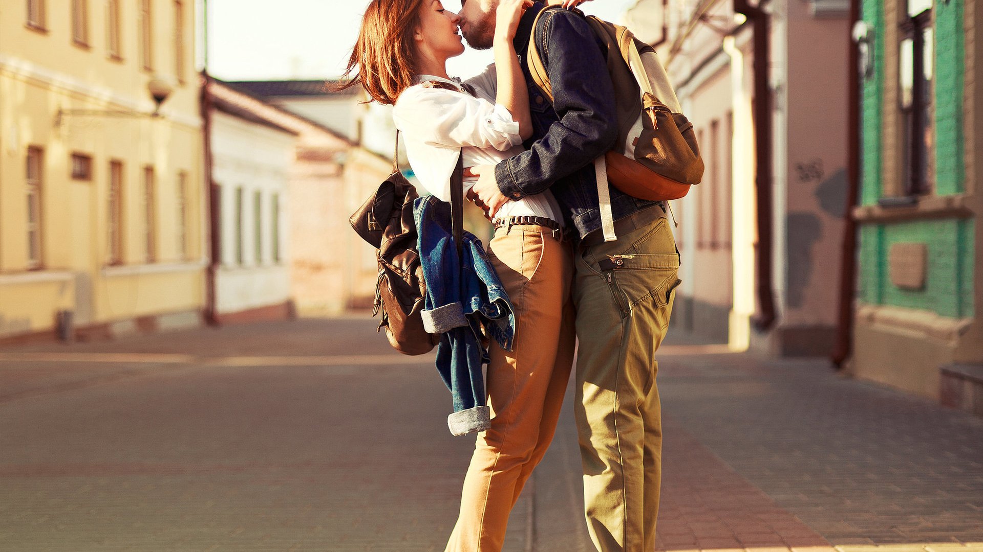 唯美温馨,情侣,亲吻