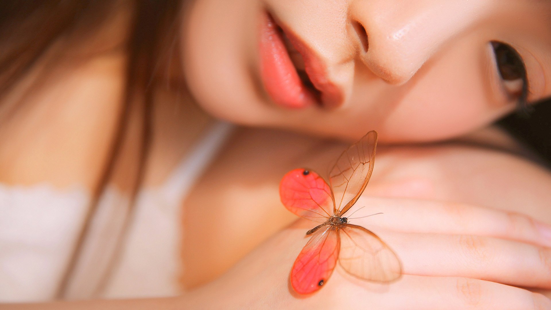 清纯,精致脸庞,治愈系