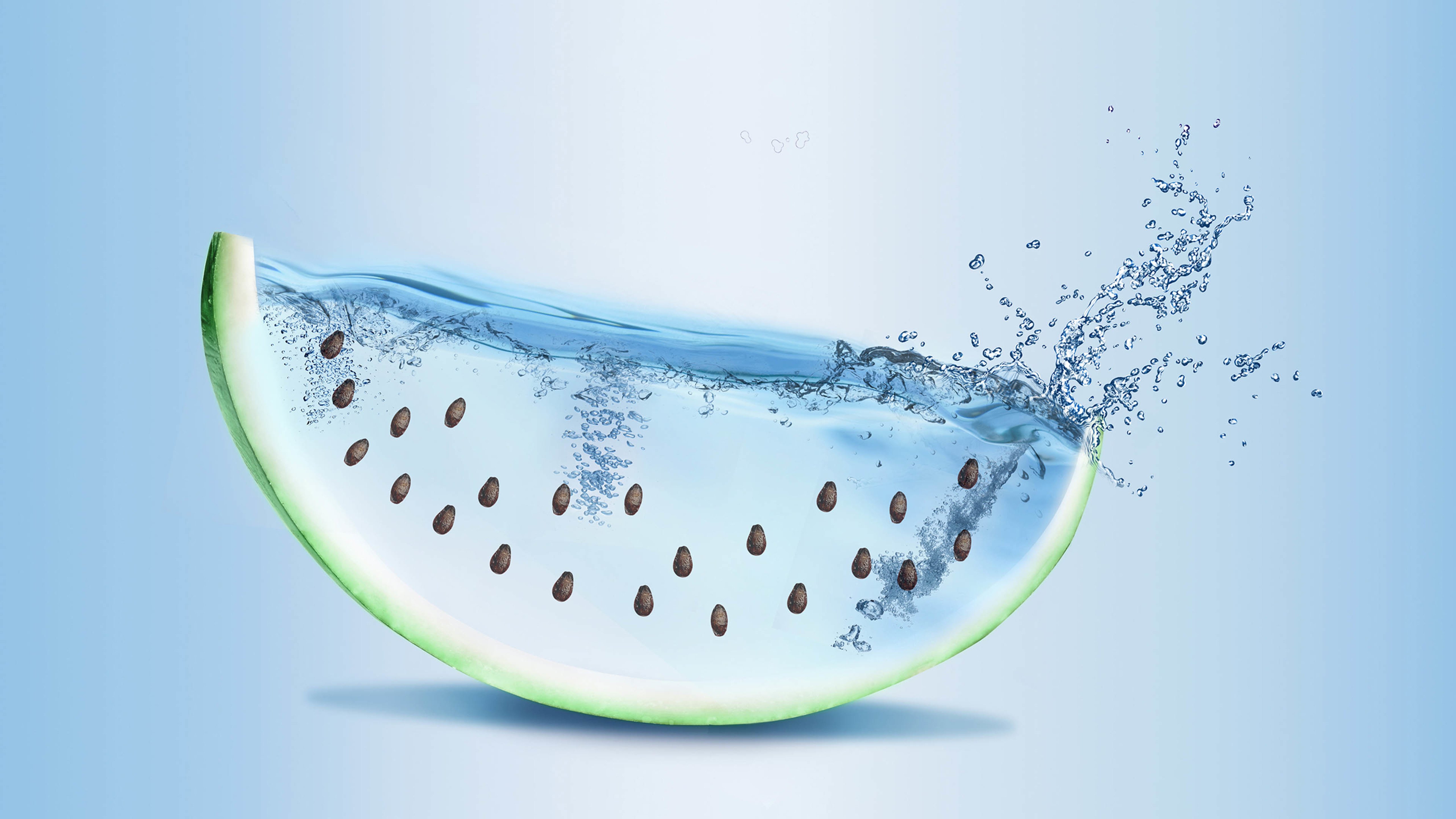 清爽的西瓜,水泡