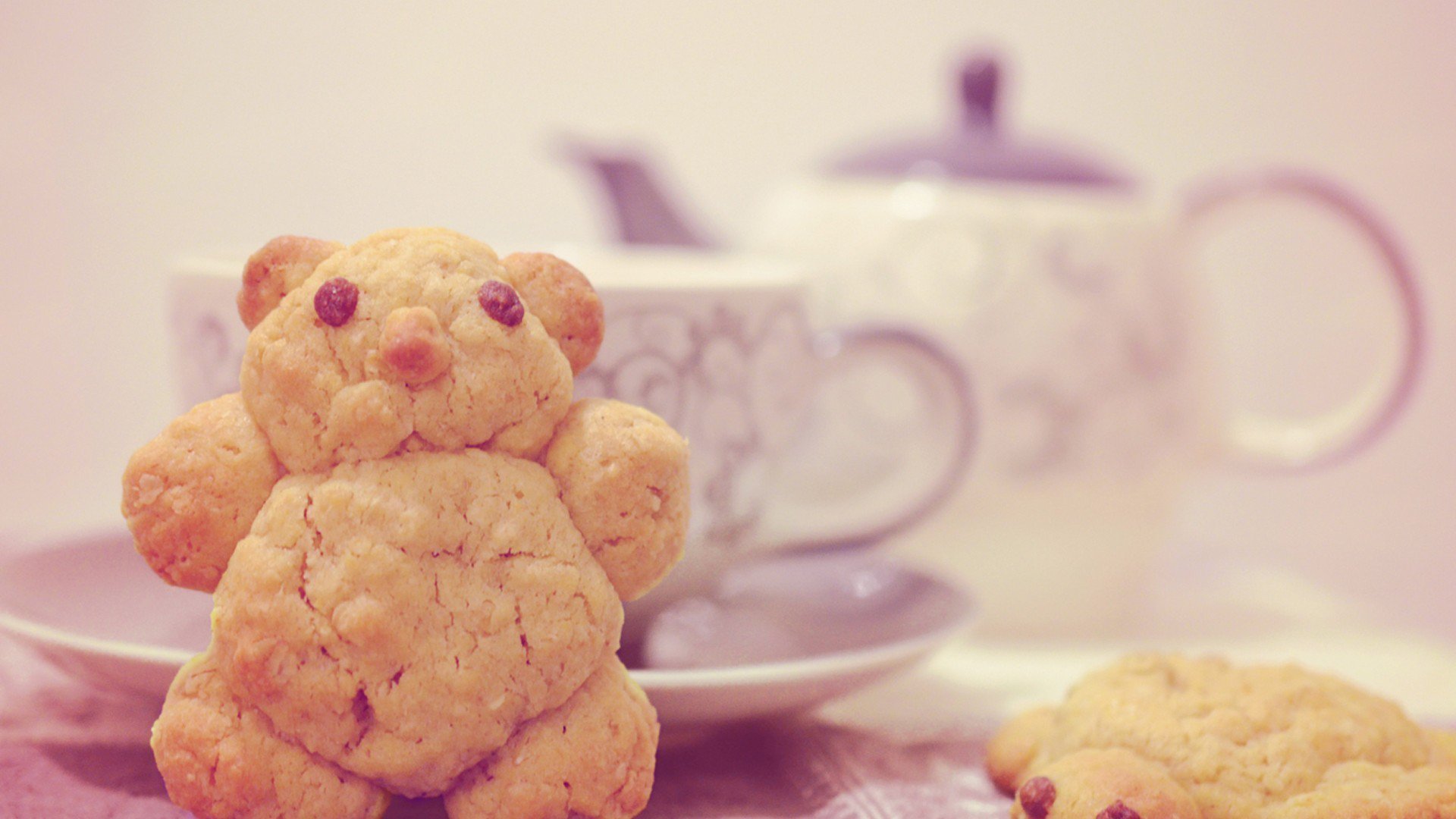 静物写真,小熊饼干