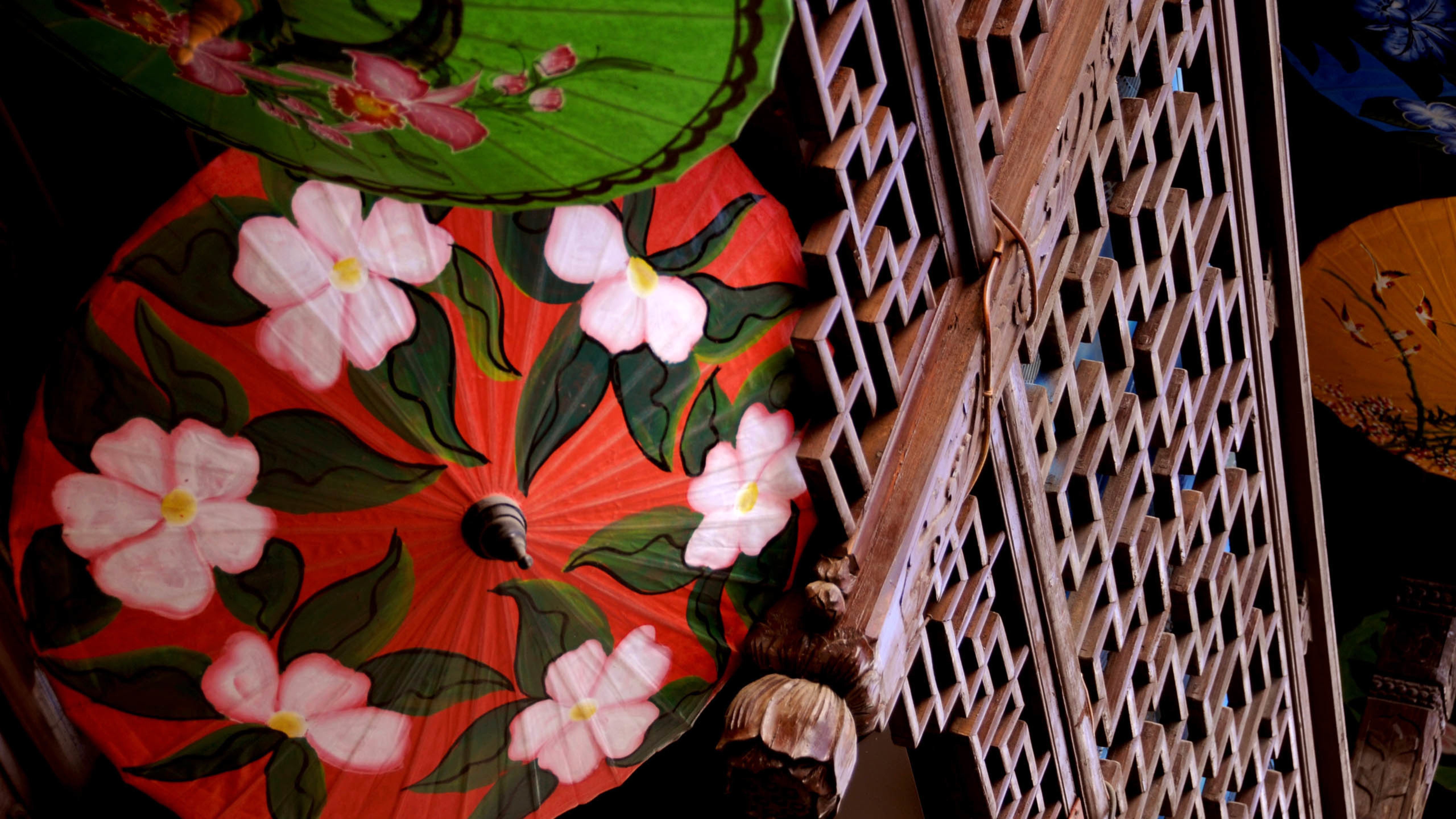 纸伞,门窗,古典