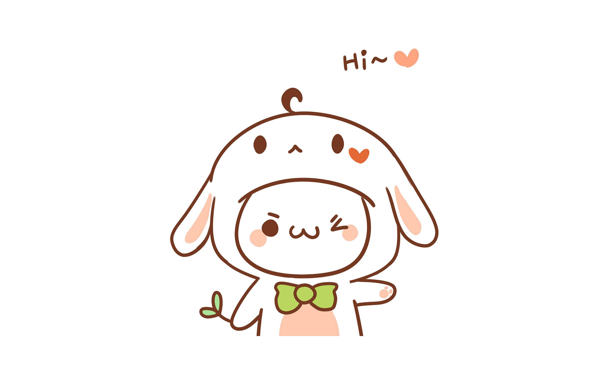 卡通人物,长草颜团子,白色