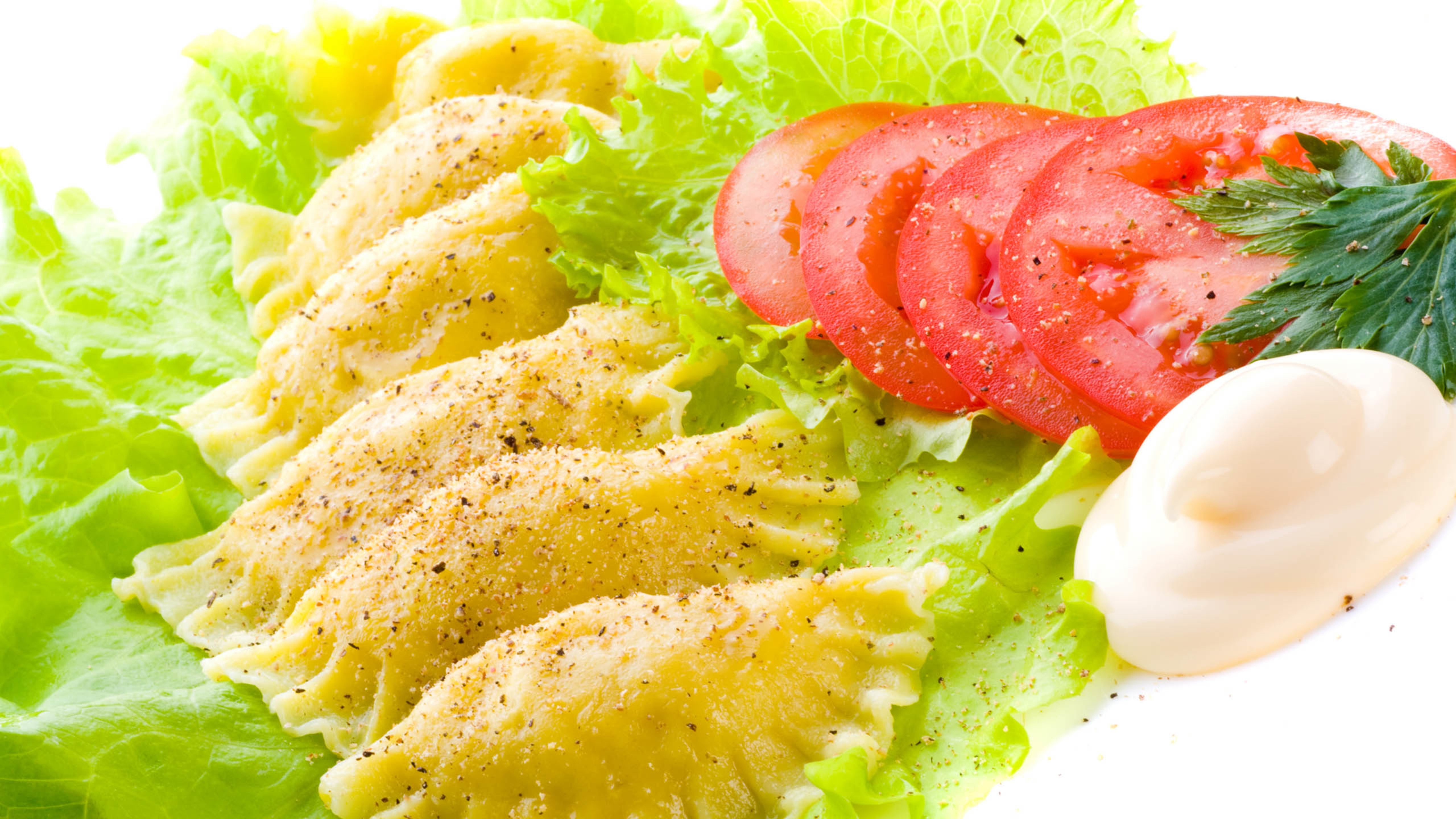 美食,西红柿,饺子,蔬菜