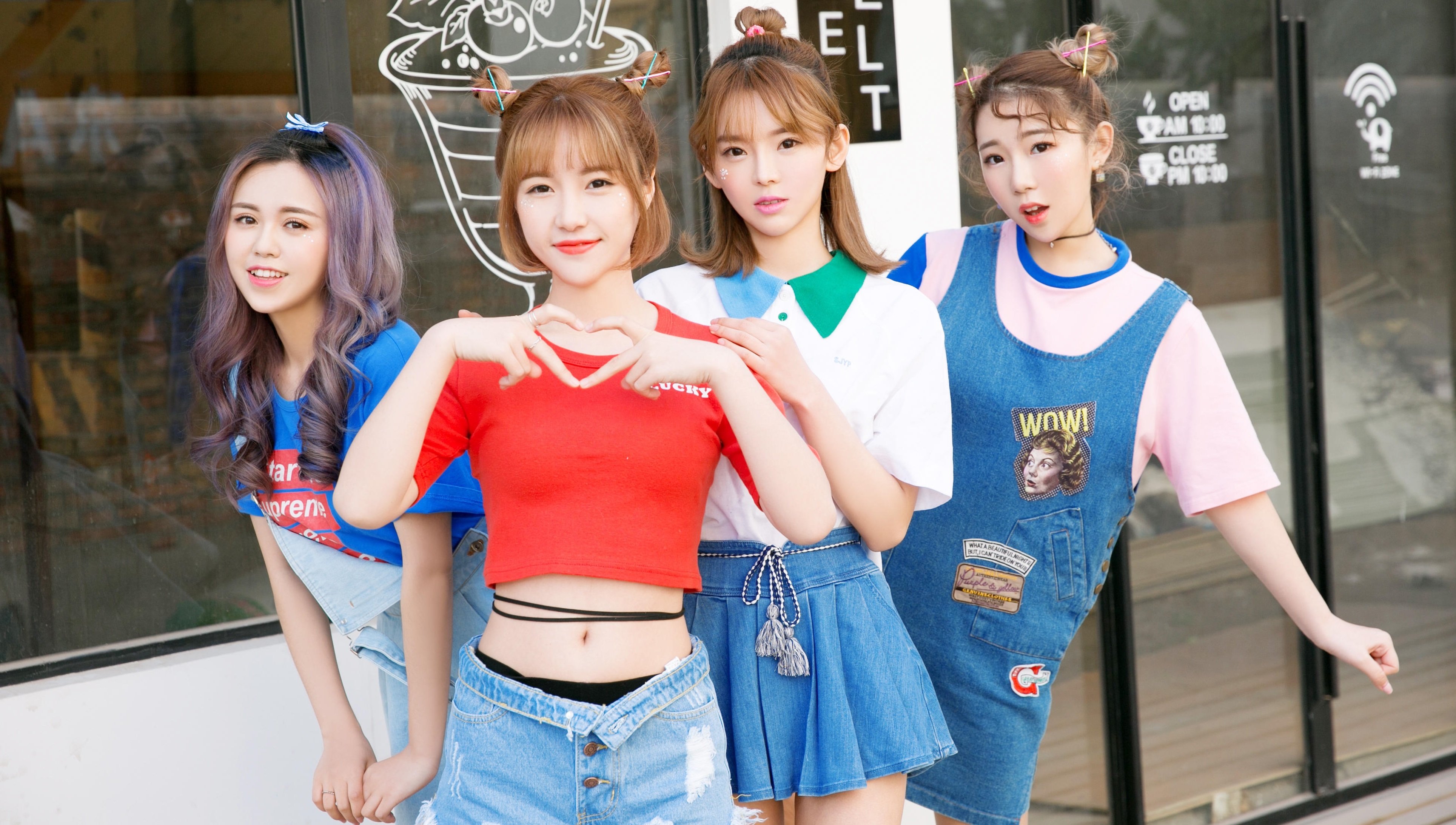 F20,女子偶像组合,时尚街拍