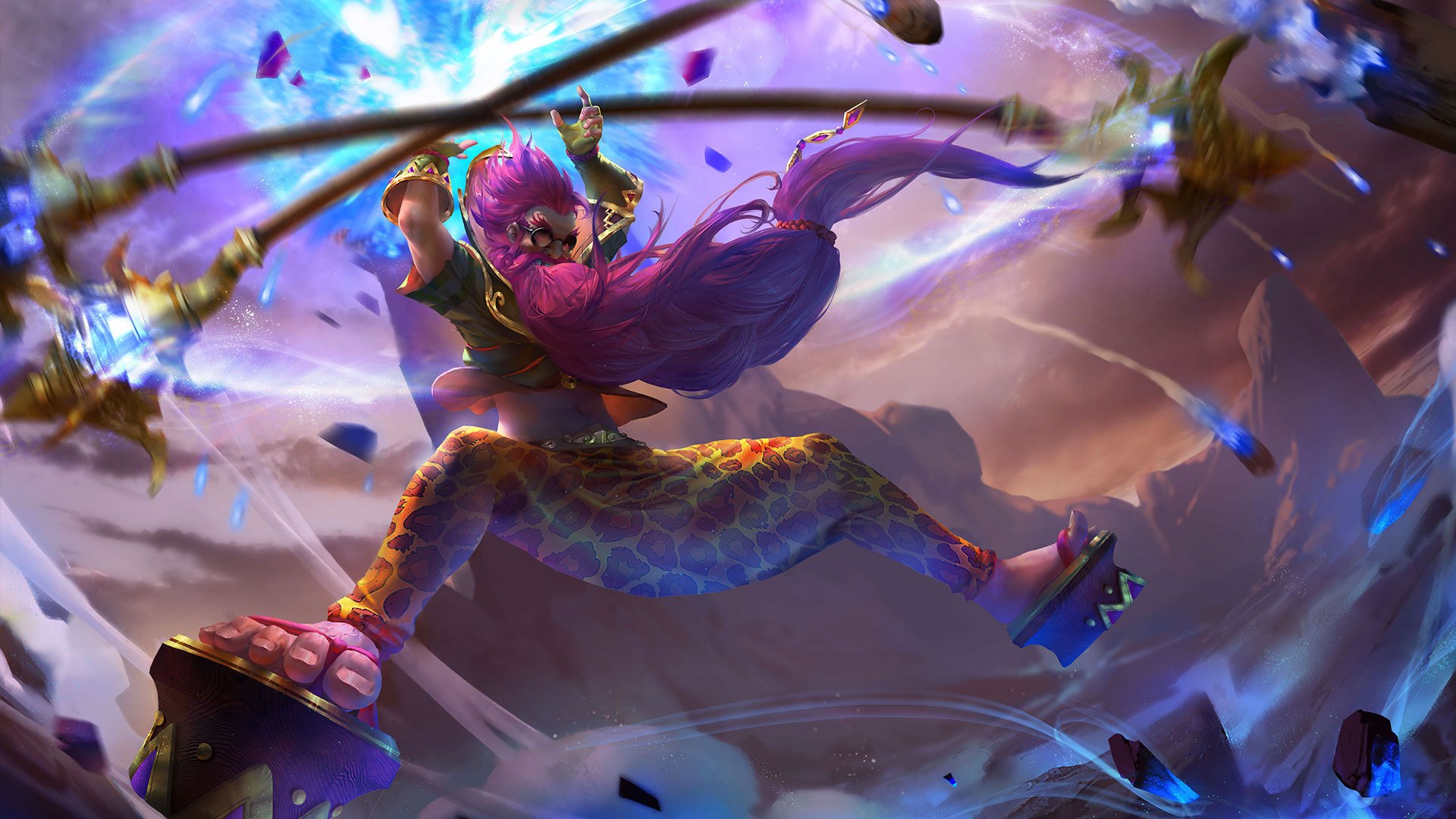 王者荣耀,老夫子,潮流仙人