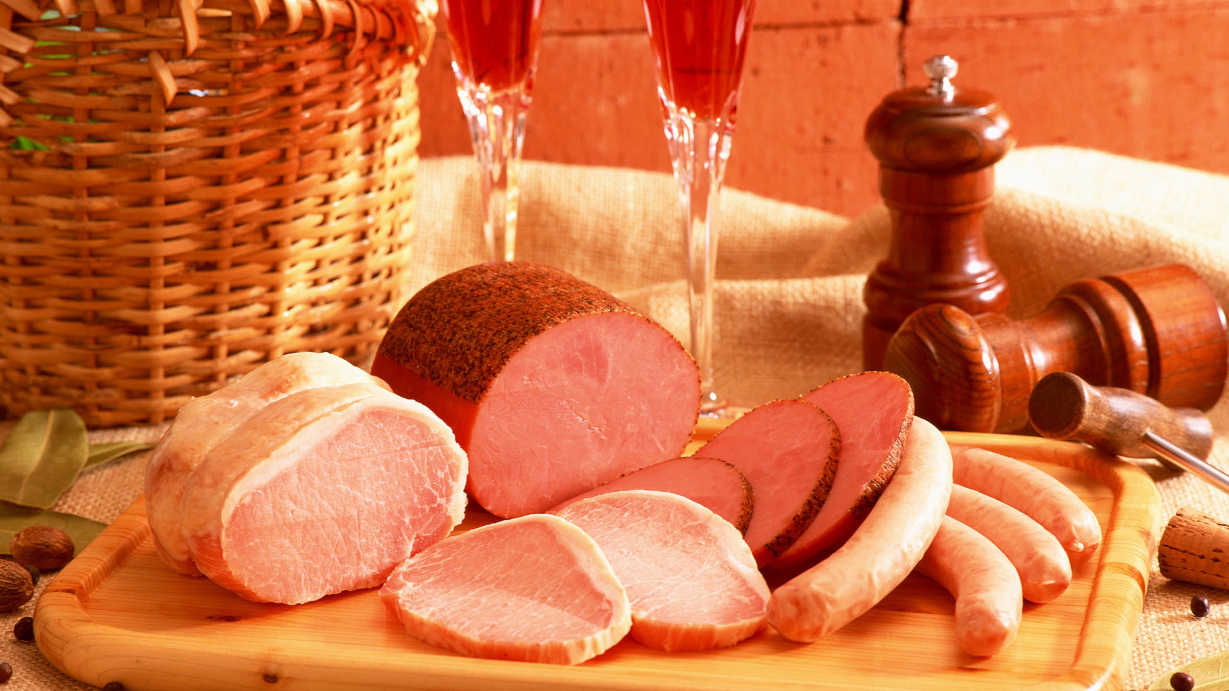 美食,火腿,香肠