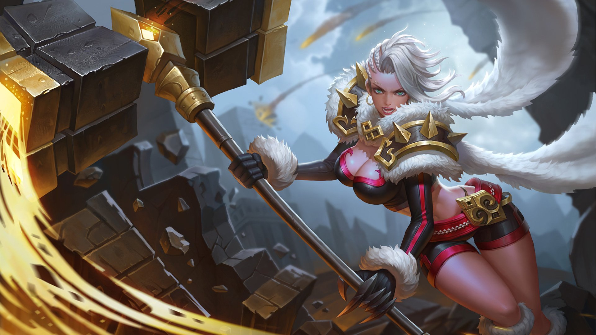 王者荣耀,钟无艳,野蛮之锤