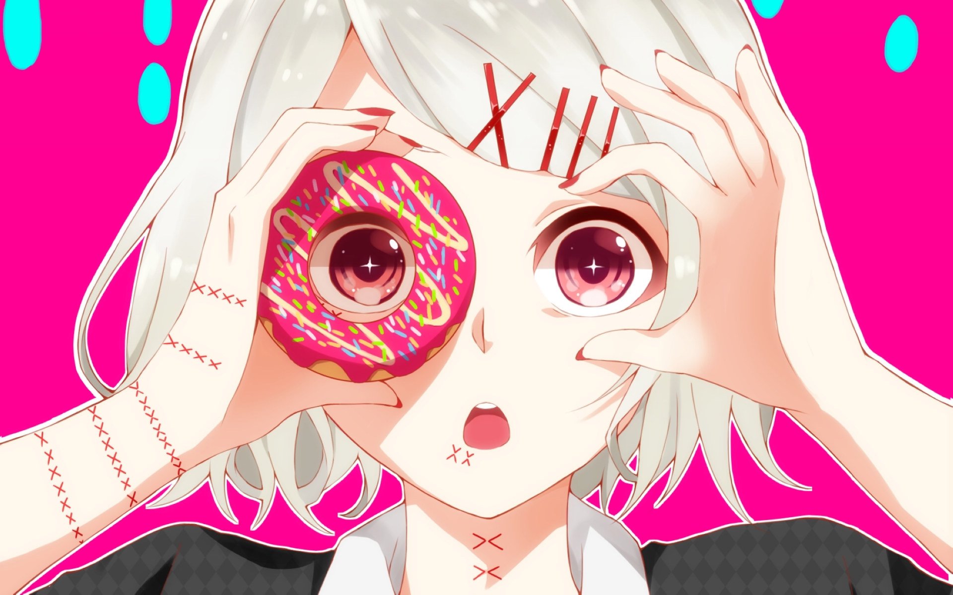 动漫,食尸鬼,可爱女孩,大眼睛