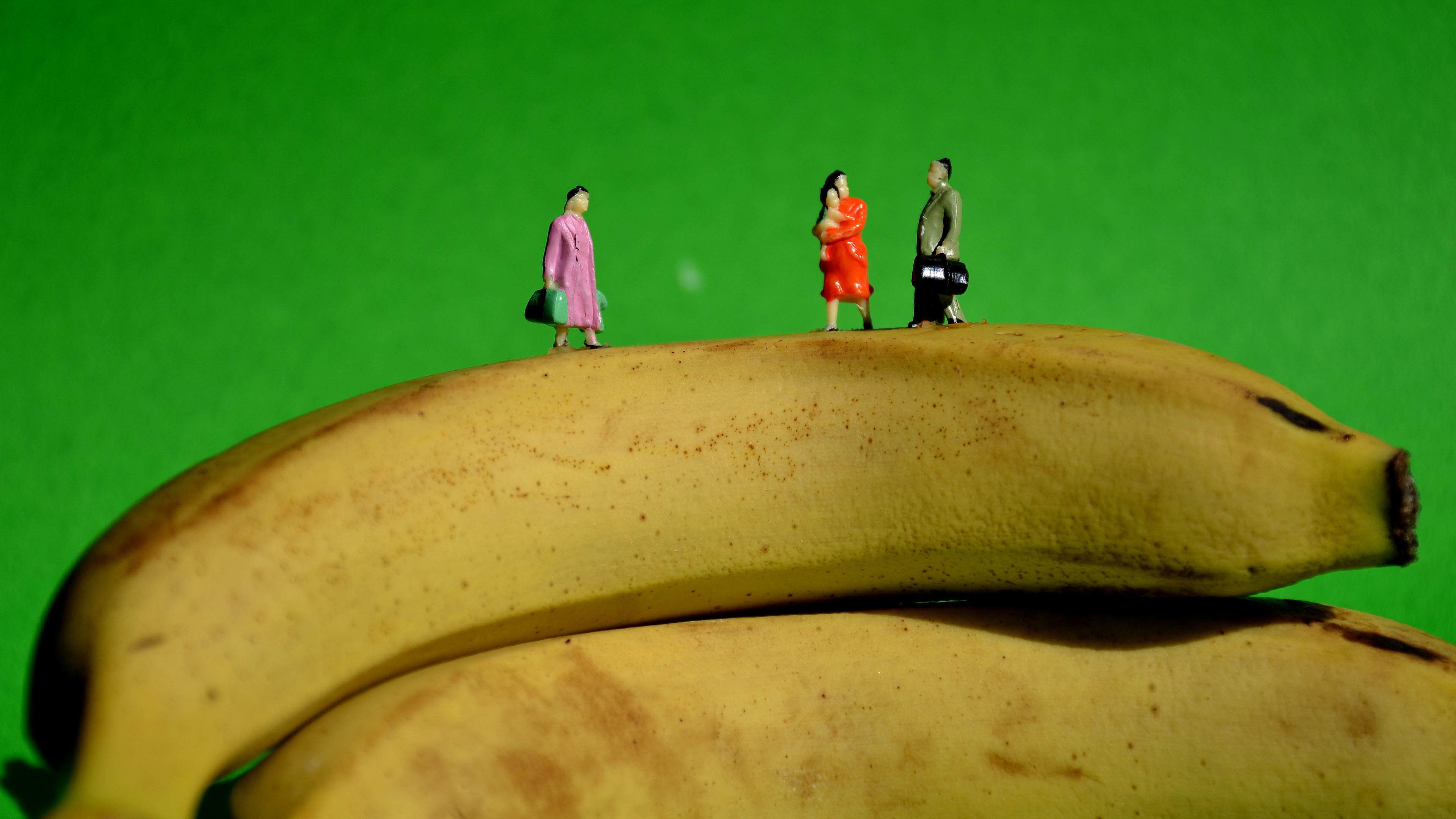 香蕉,人偶摆件,创意