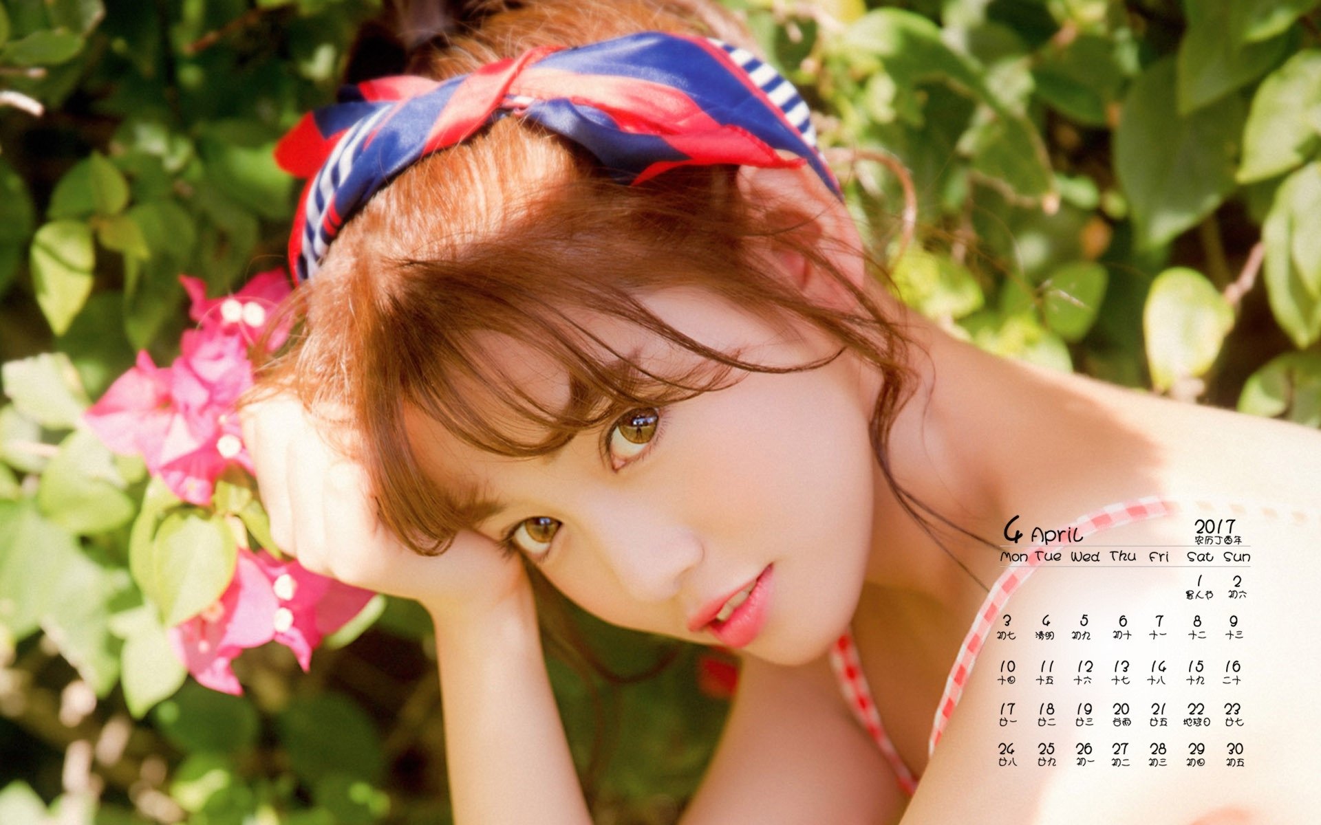 2017年4月,夏日美女