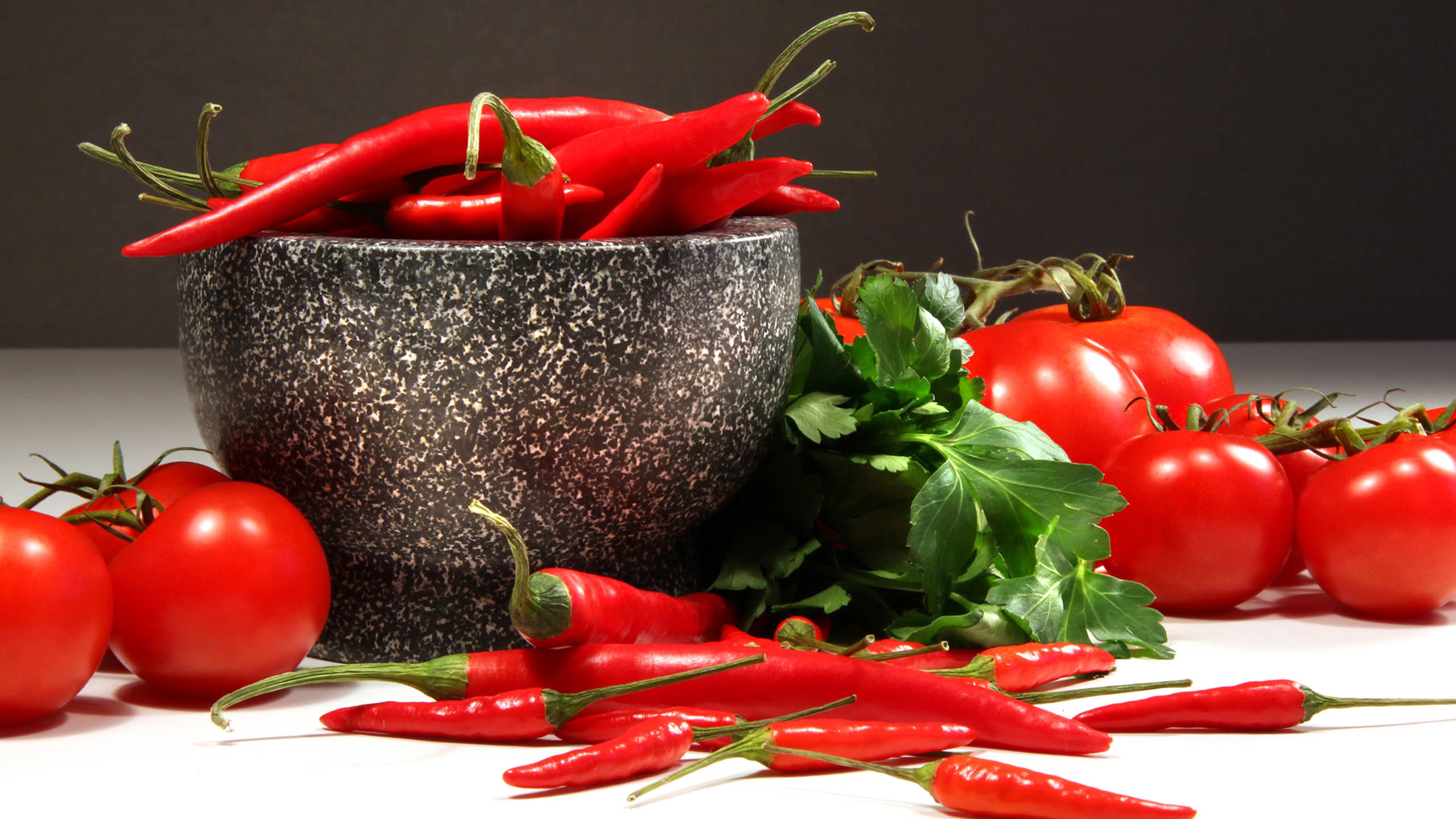 辣椒,西红柿,红色