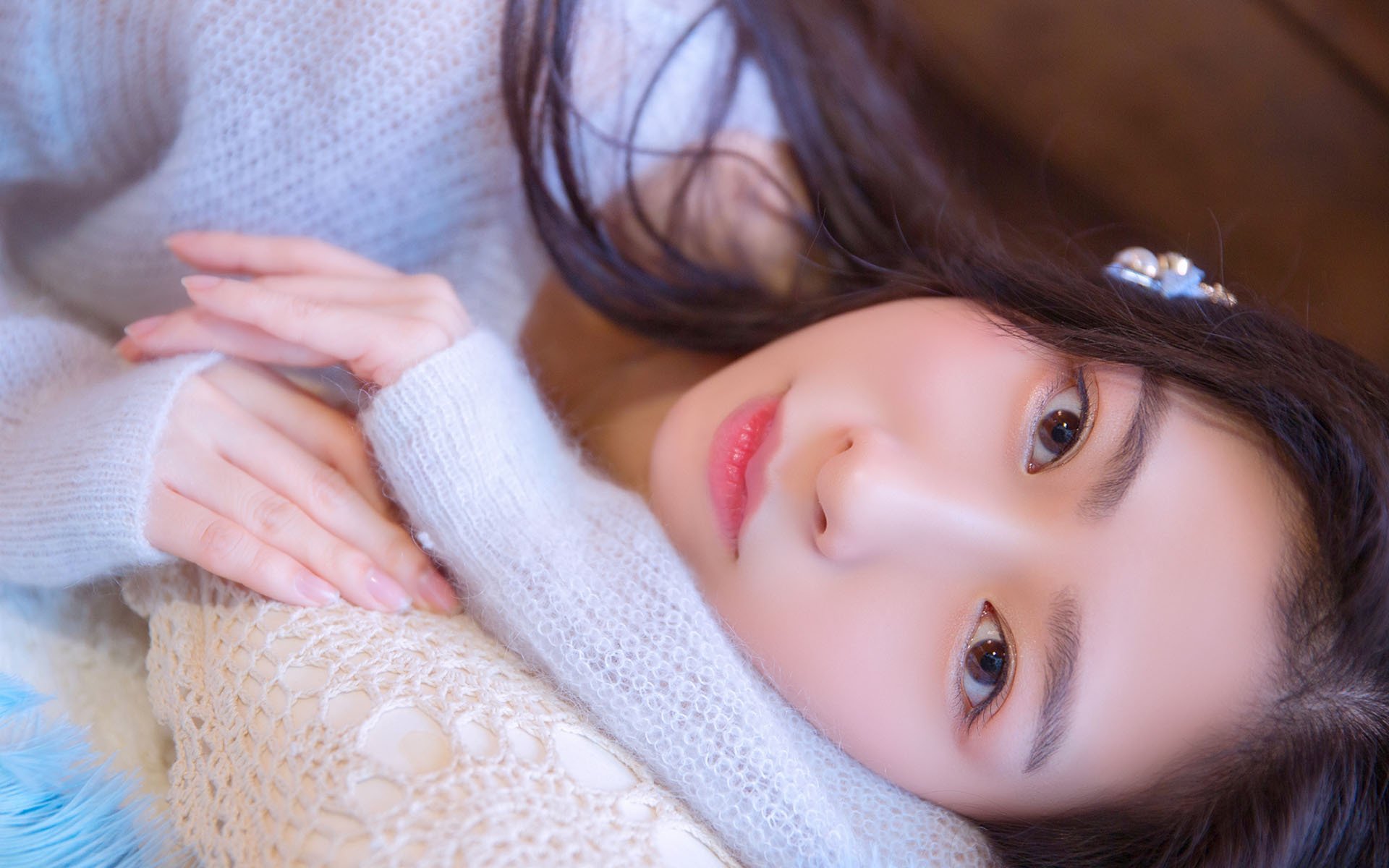 清纯,冬季的一抹阳光