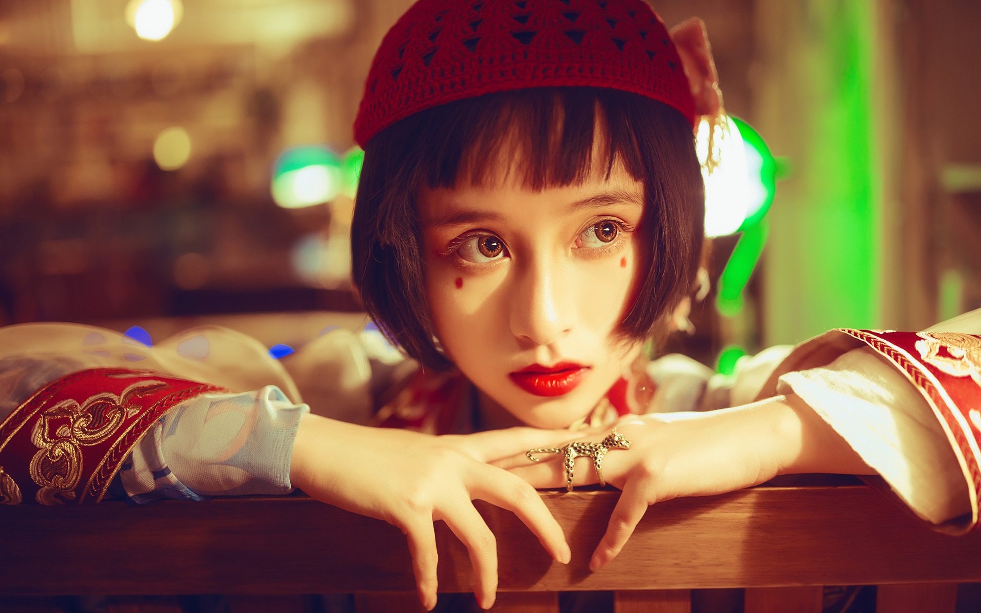 唯美cos,cosplay,短发复古