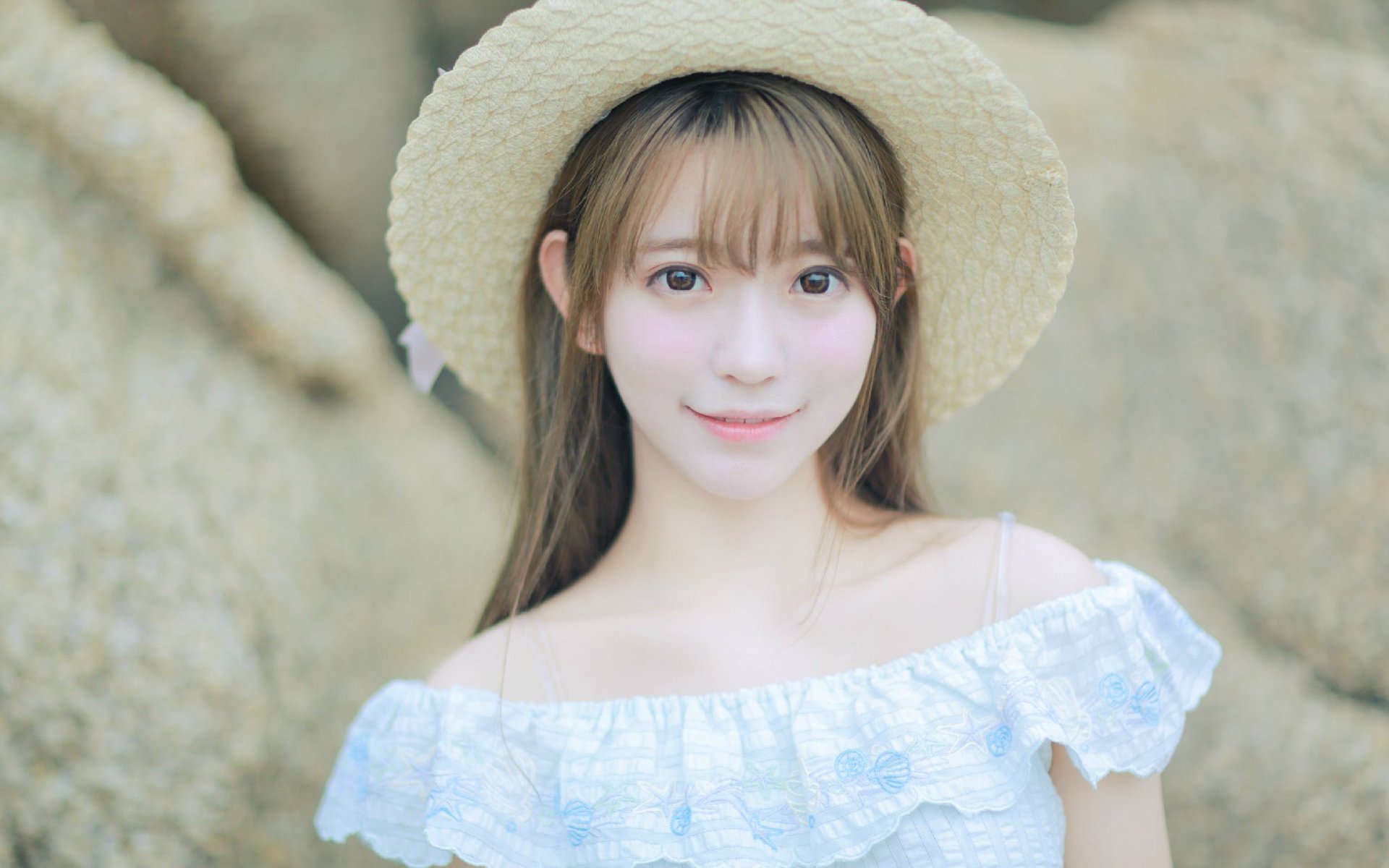 清纯,yurisa,甜美清新,太阳帽