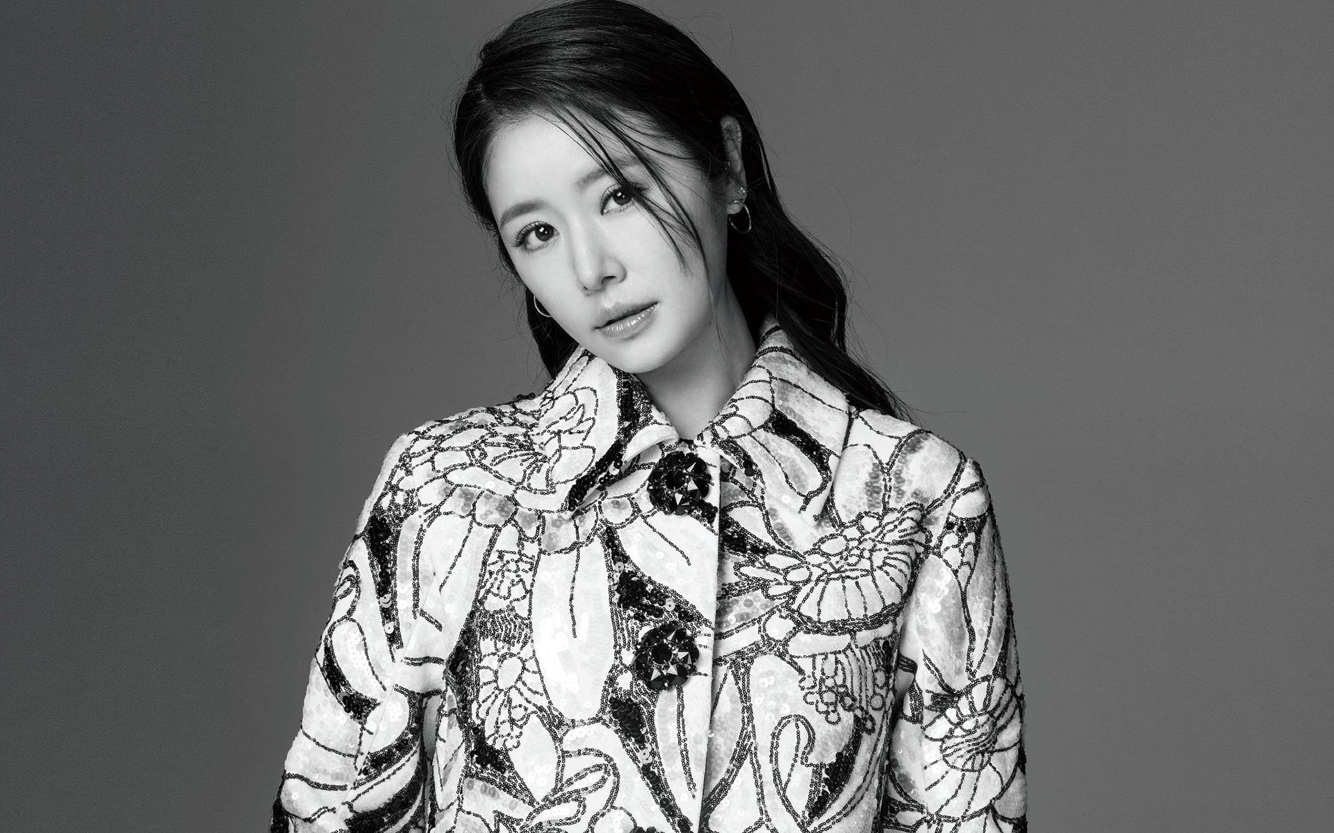 林心如,悦己杂志,黑白写真