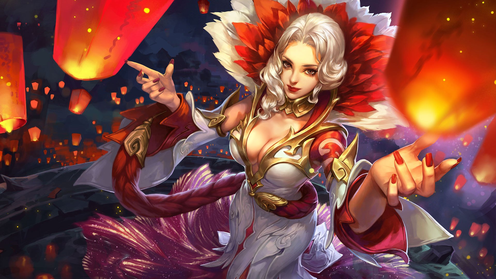 王者荣耀,甄姬,花好人间