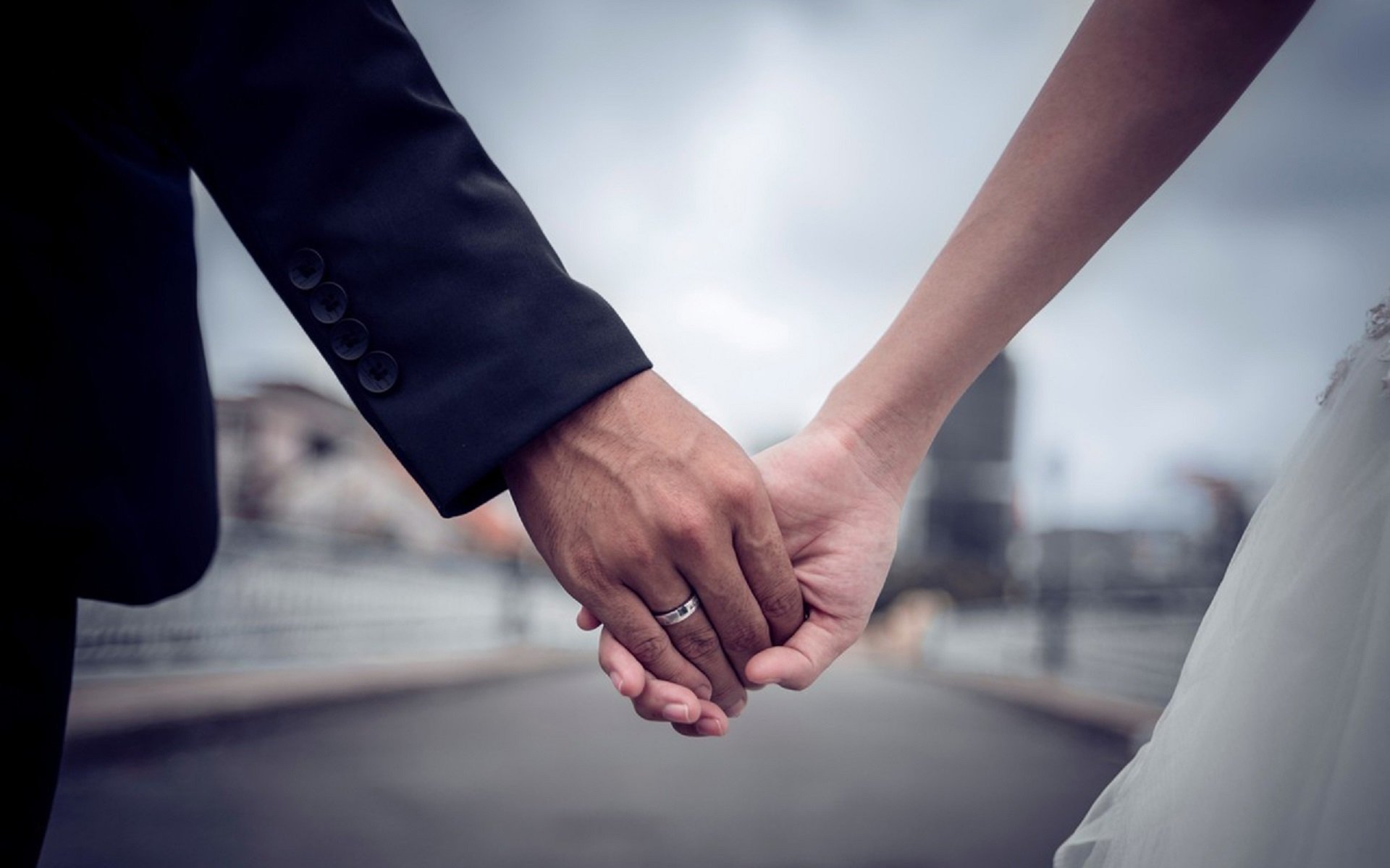 唯美温馨,情侣,牵手,戒指