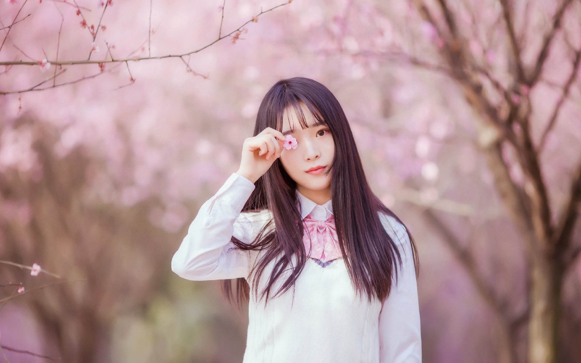 文艺古风,唯美,日系,桃花