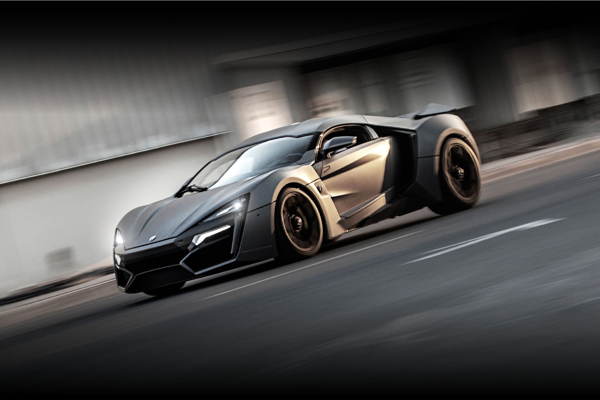 WMotors,Lykan,HyperSpor,黑色跑车