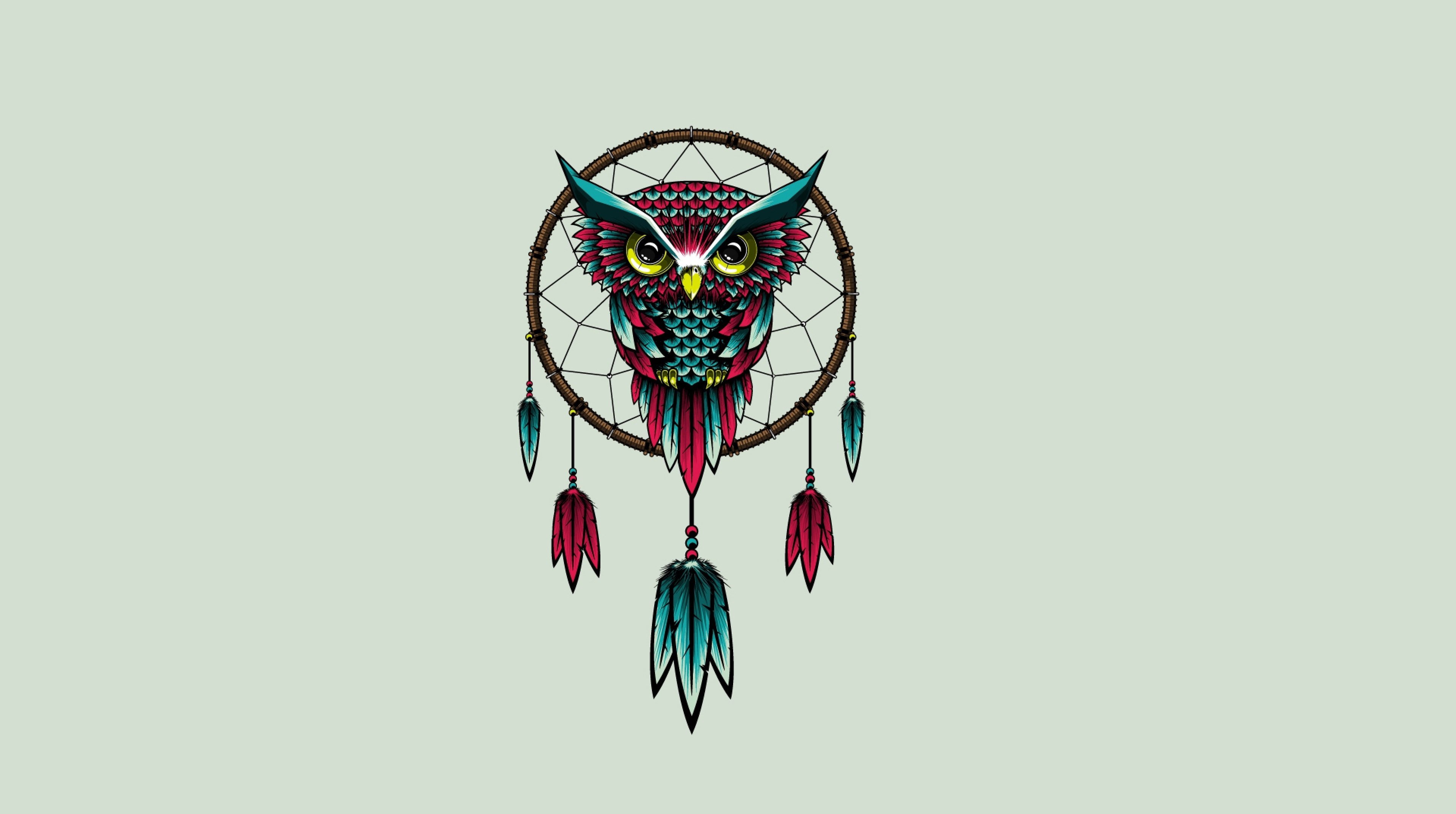 手绘,卡通,猫头鹰