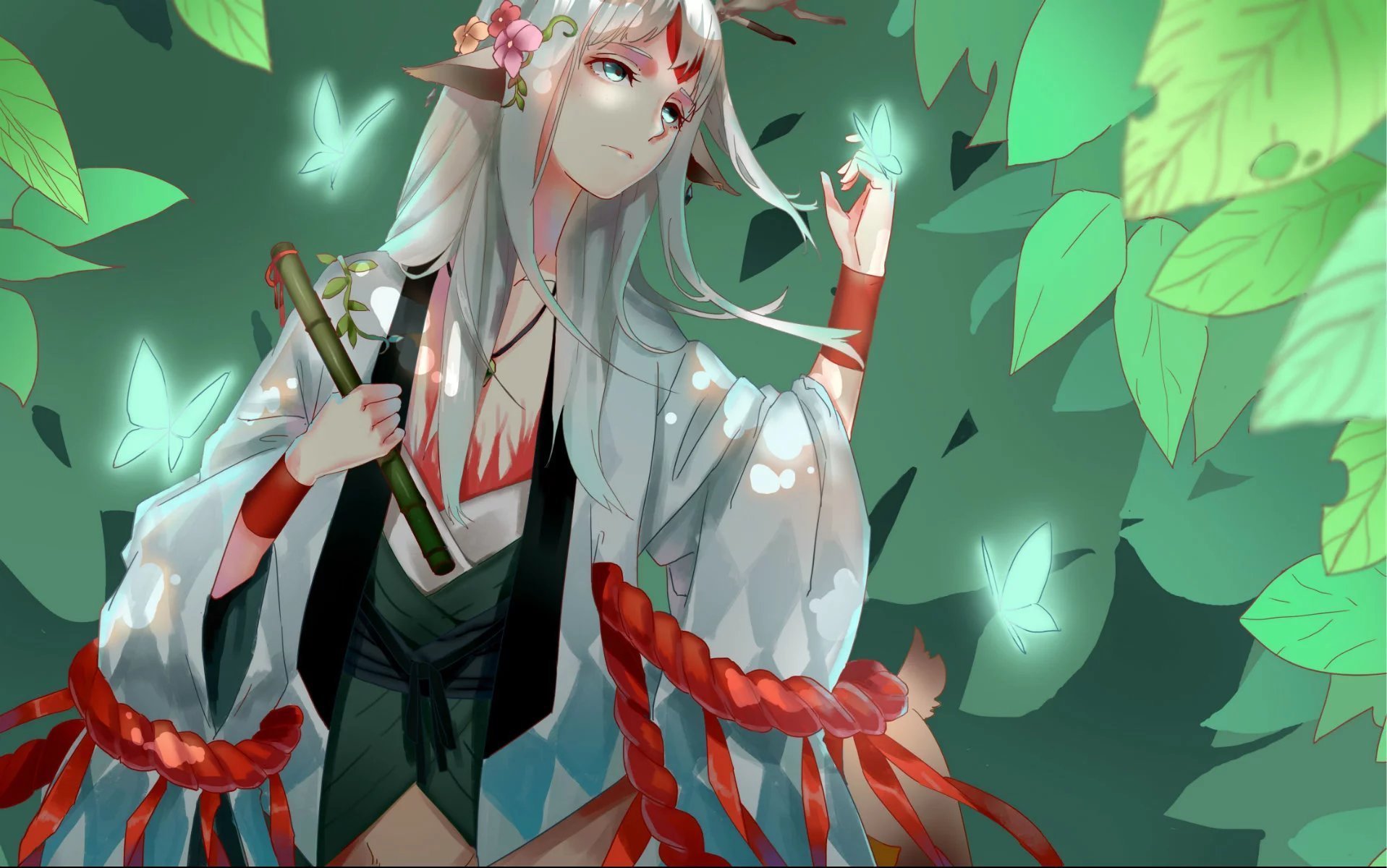 手游世界,阴阳师,插画