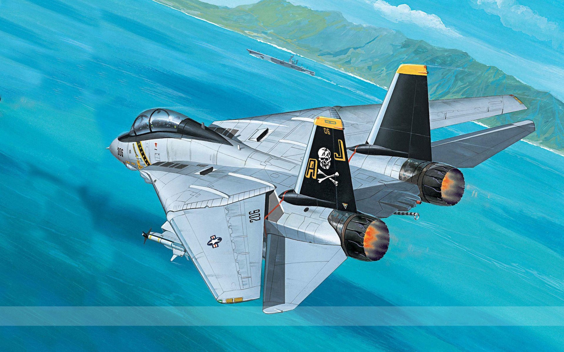 手绘,飞机,战斗机