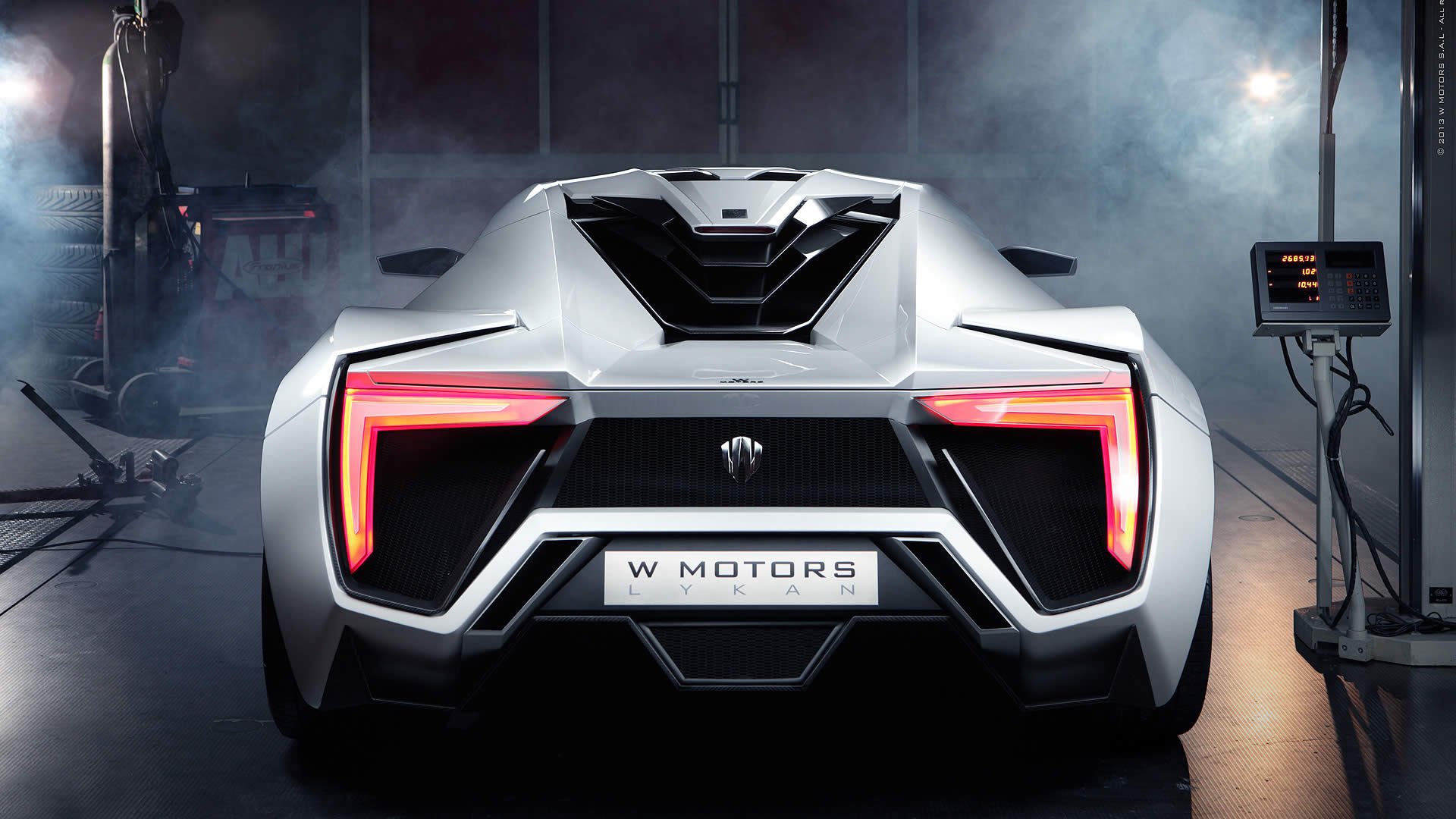 WMotors,Lykan,HyperSpor,白色跑车