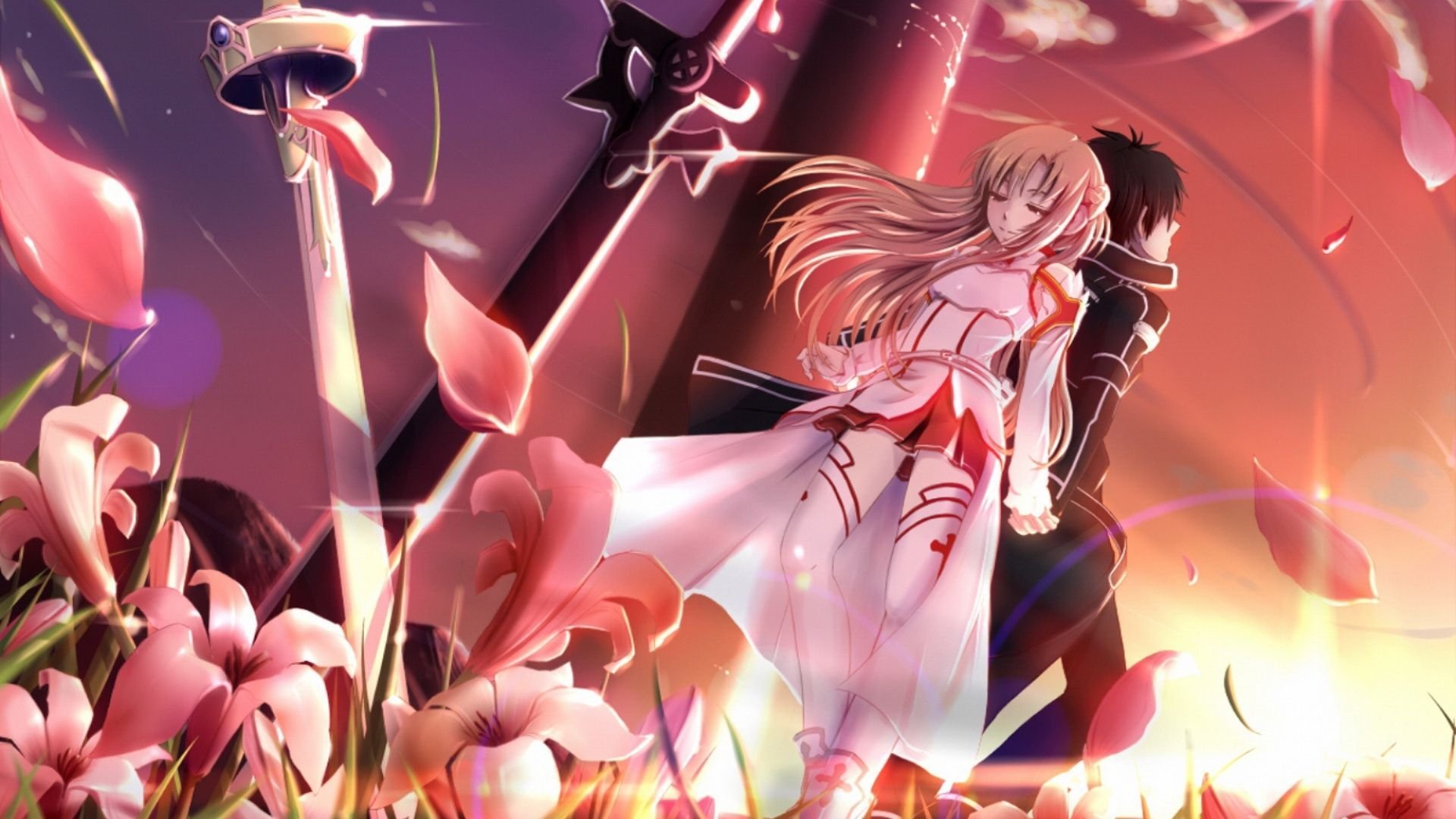 刀剑神域,桐人,亚丝娜