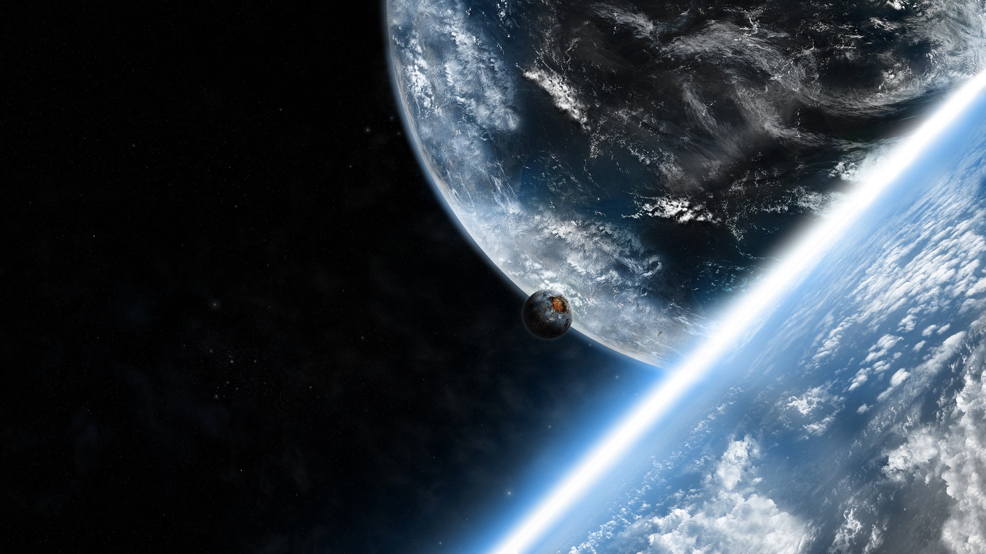 风景,宇宙,地球