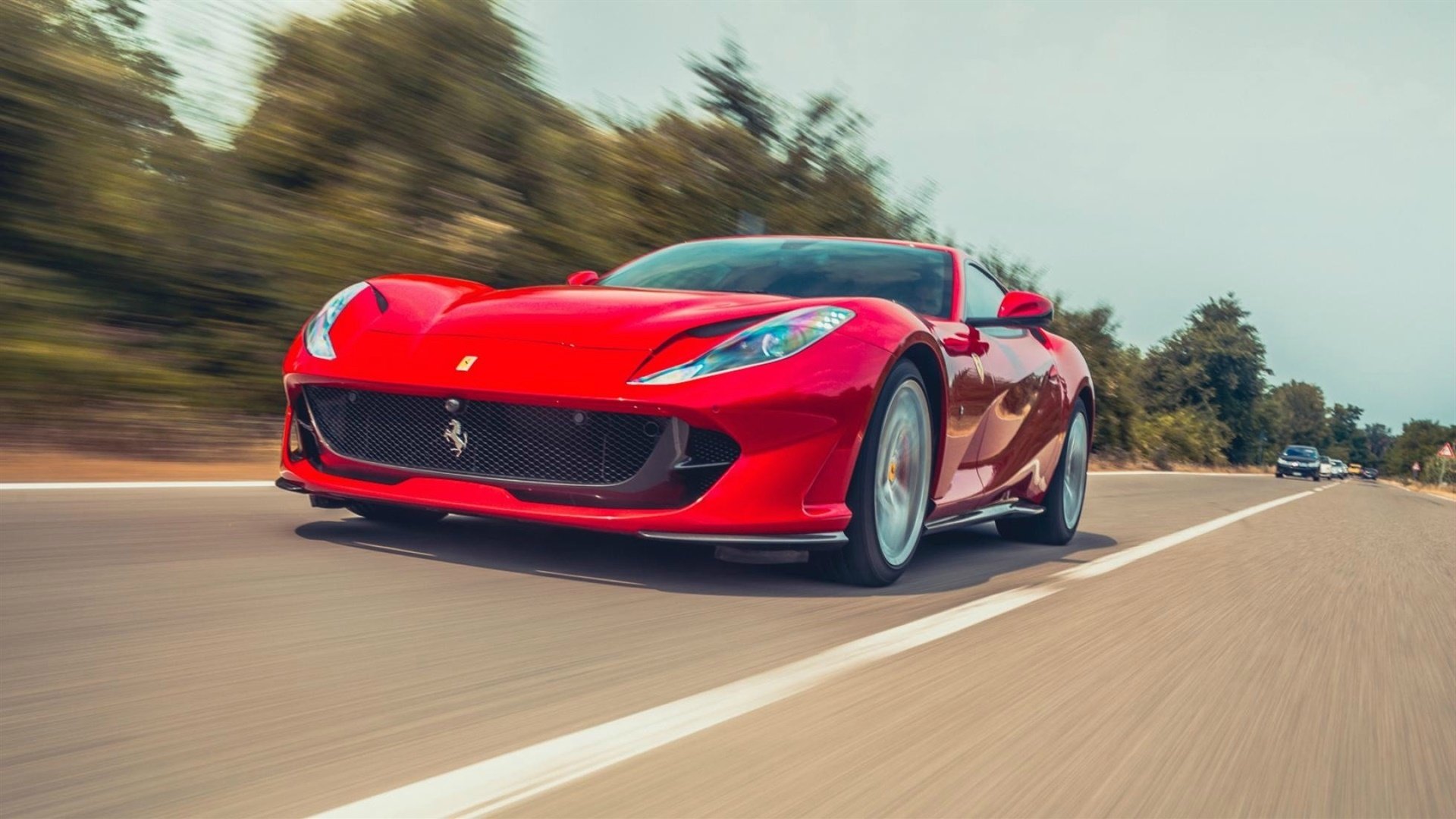 汽车,跑车,法拉利812