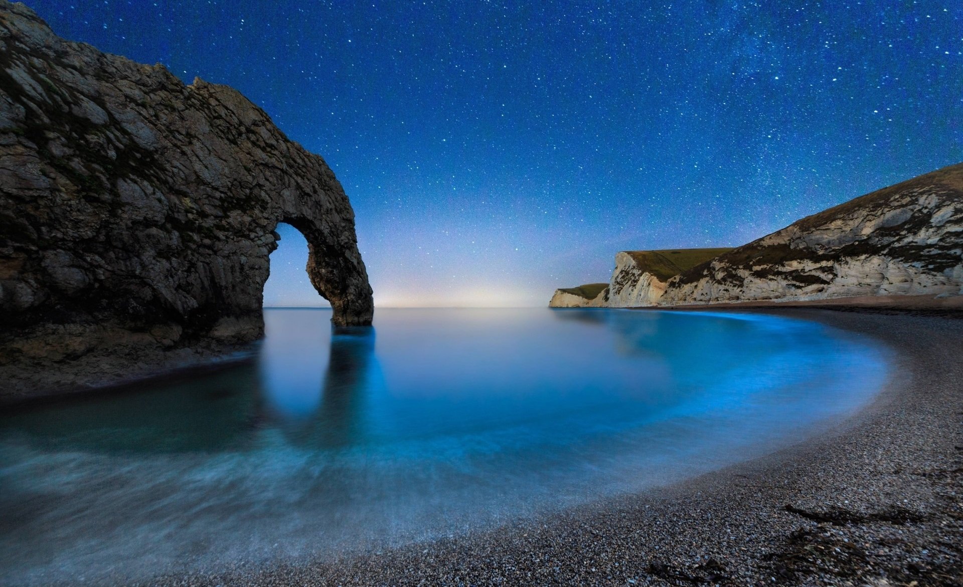 风景,大海,星空