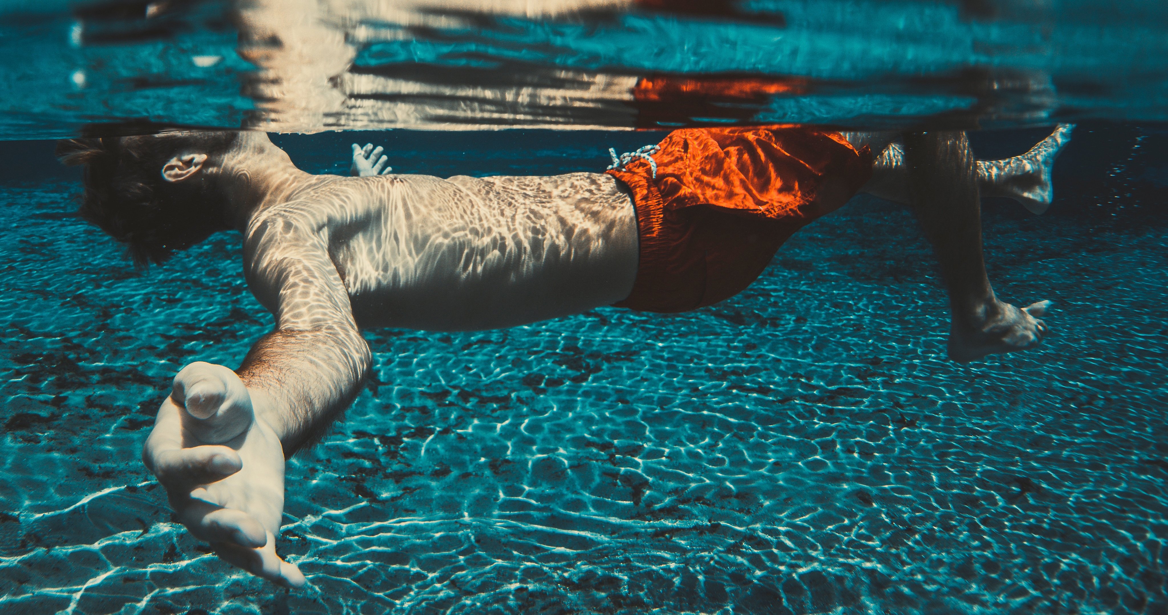 4K,水下摄影,炫酷,游泳