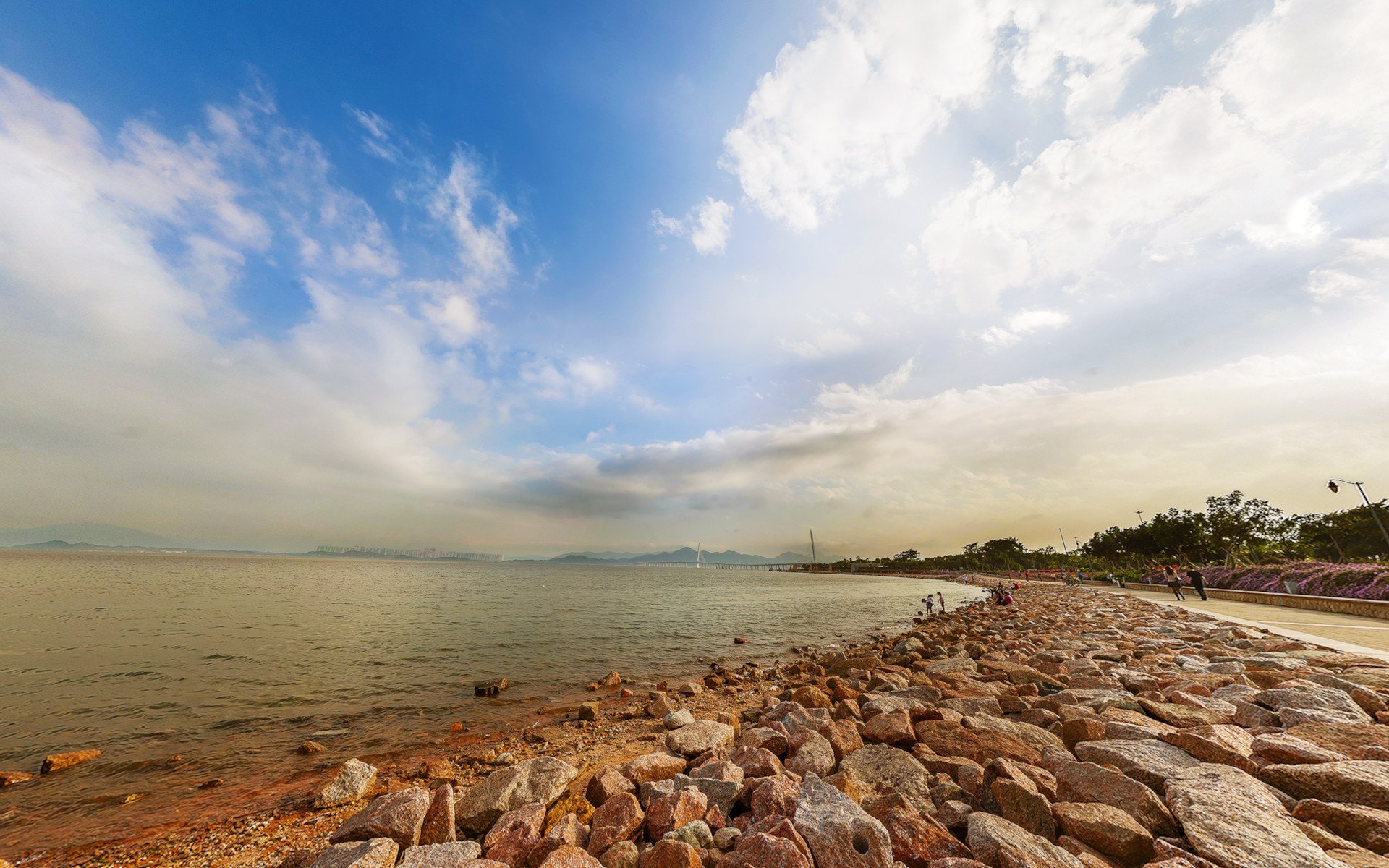 深圳大桥,深圳湾,海边,深圳