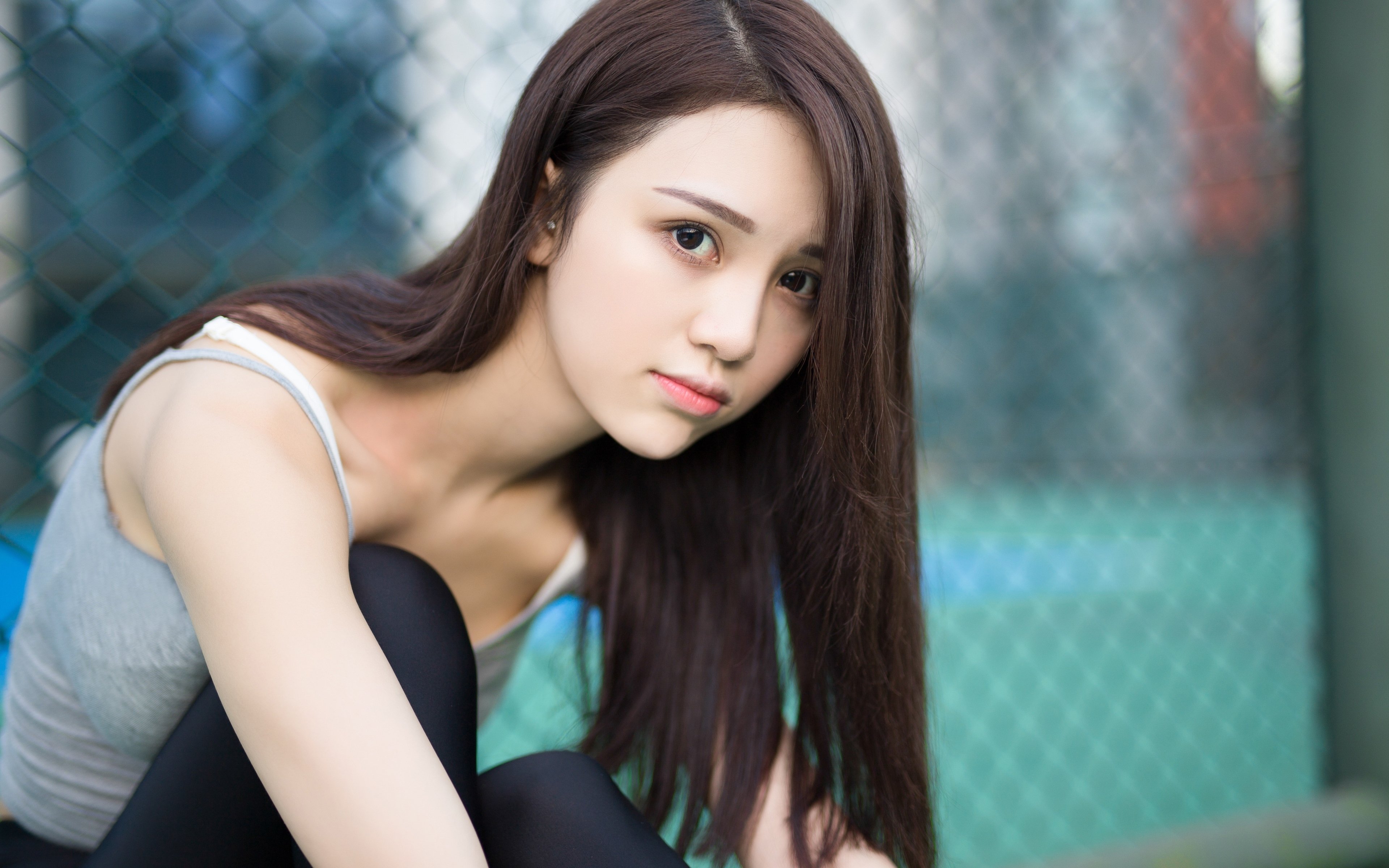 美女,运动,网球