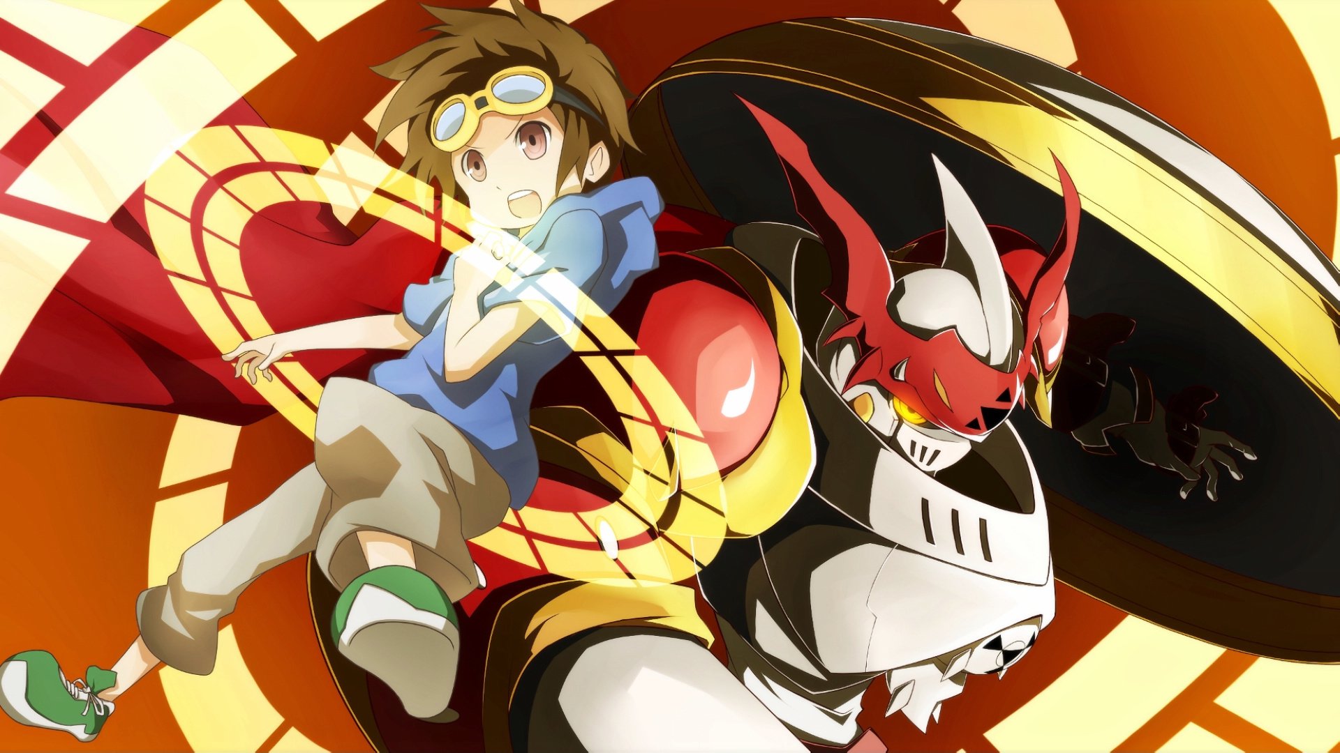 数码宝贝,红莲骑士兽,动漫