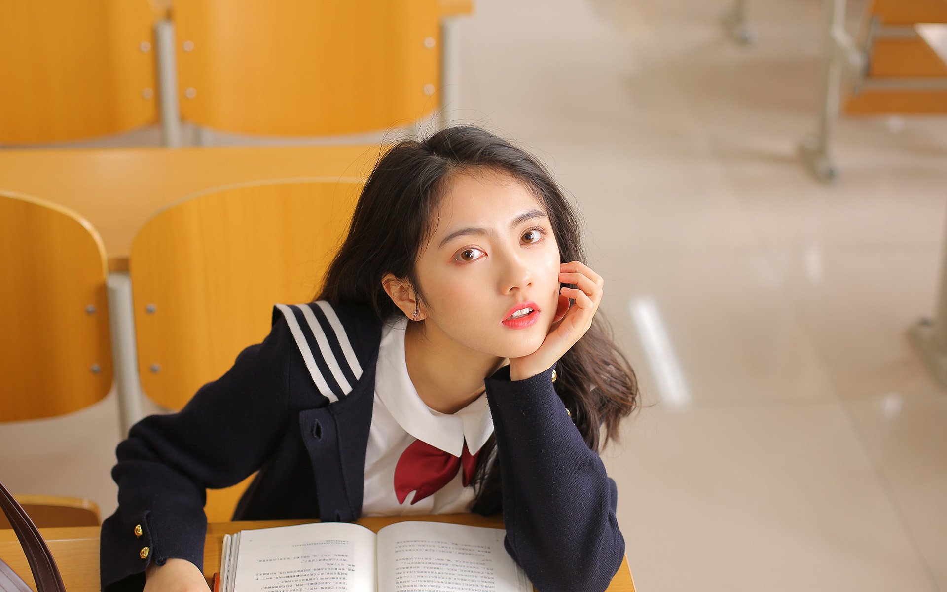 美女,清纯,学生装