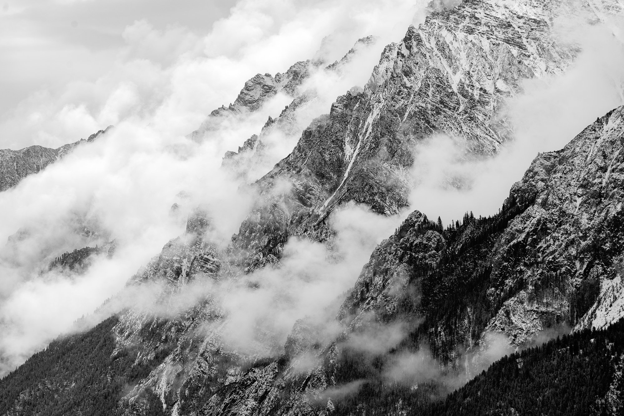 云雾,山川,风景