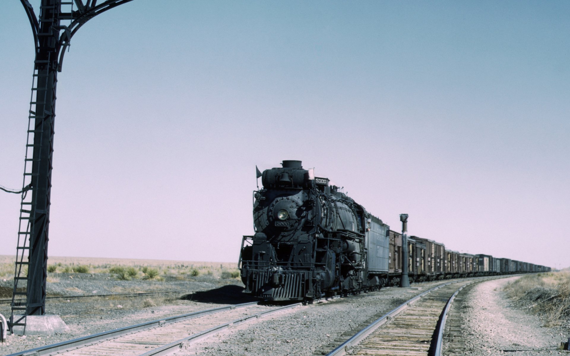 风景,火车,铁轨