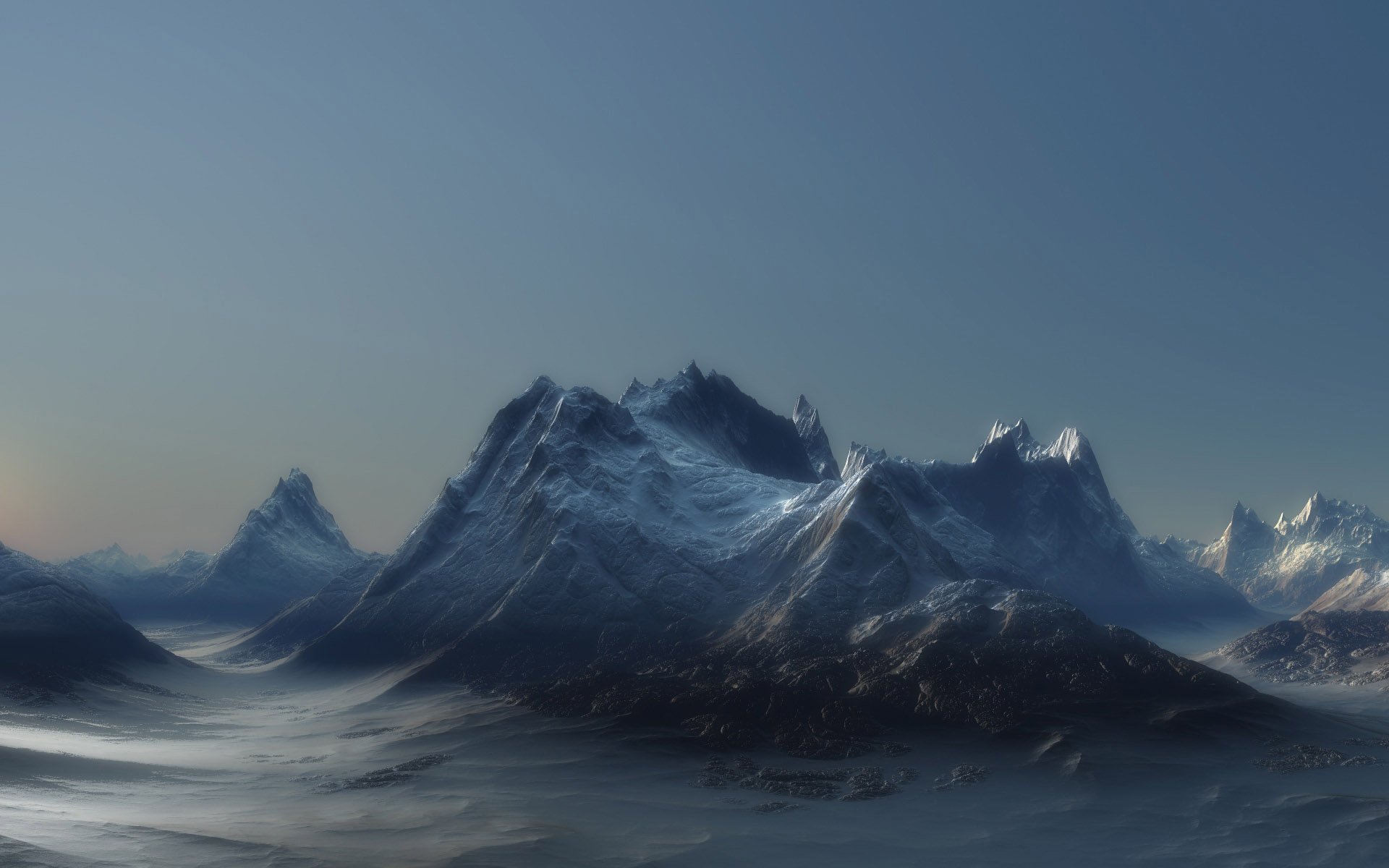 风景,山川,山脉