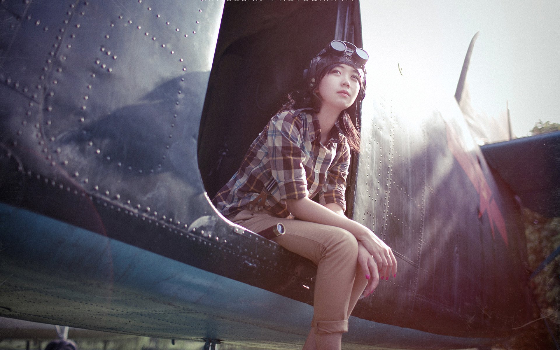 美女,文艺古风,恬静